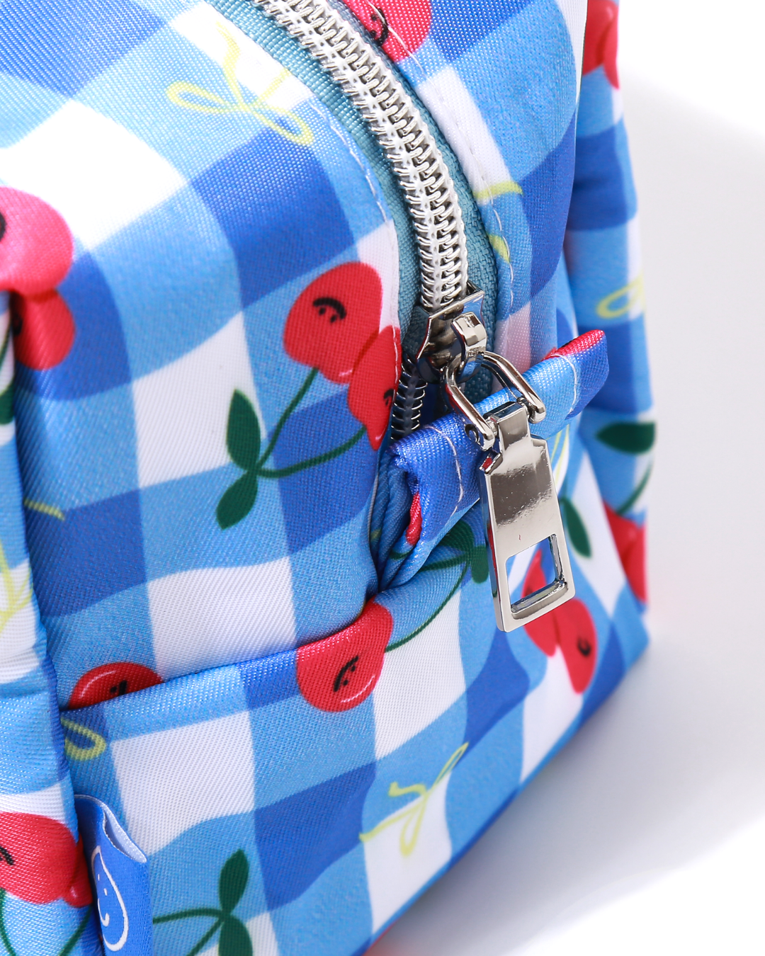 Cherry Gingham Big Pouch