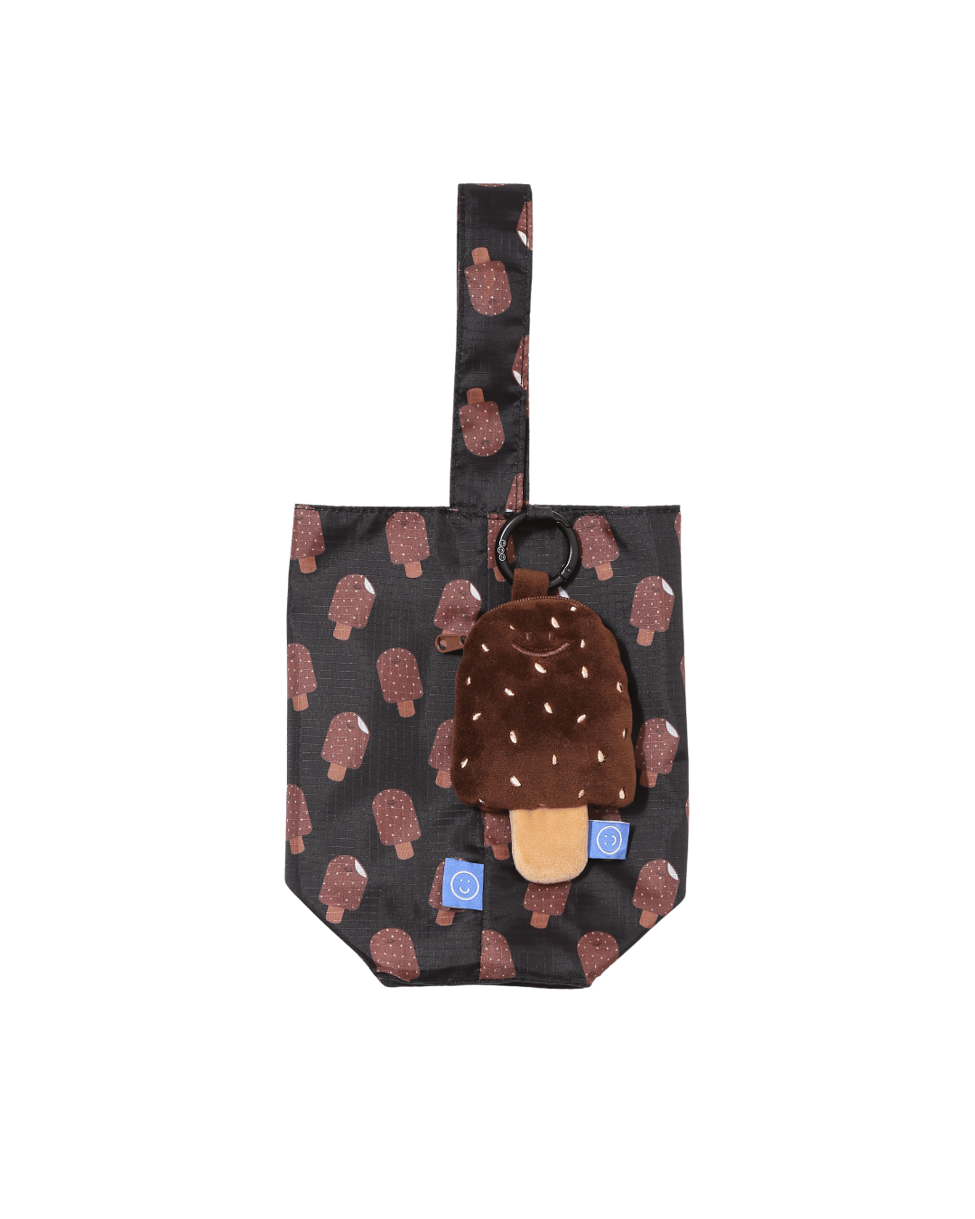 Chocolate Almond Popsicle Plushie Reusable Drink Bag