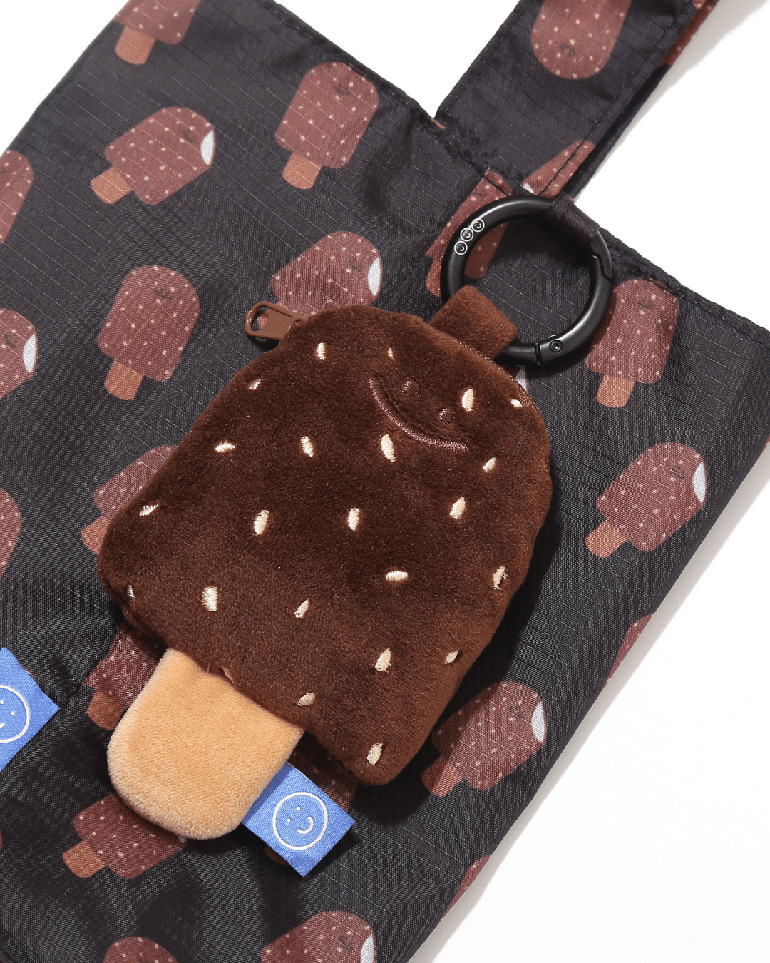 Chocolate Almond Popsicle Plushie Reusable Drink Bag