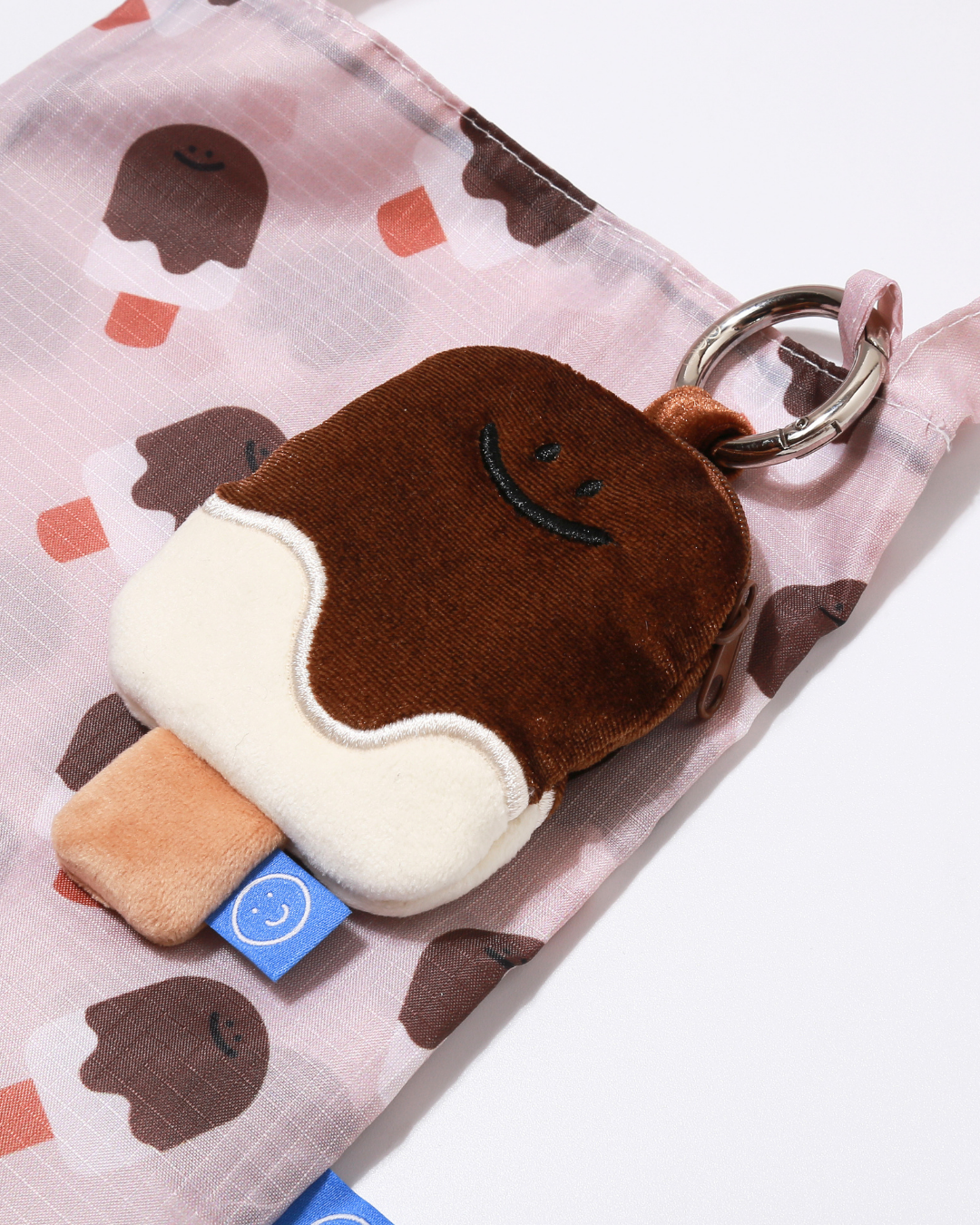 Chocolate Popsicle Plushie Reusable Drink Bag