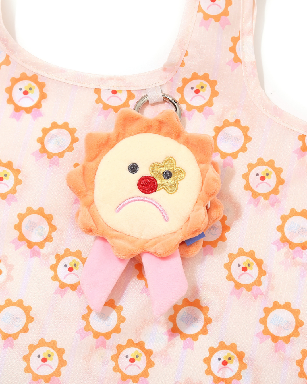 Clown Badge Plushie Reusable Bag Large