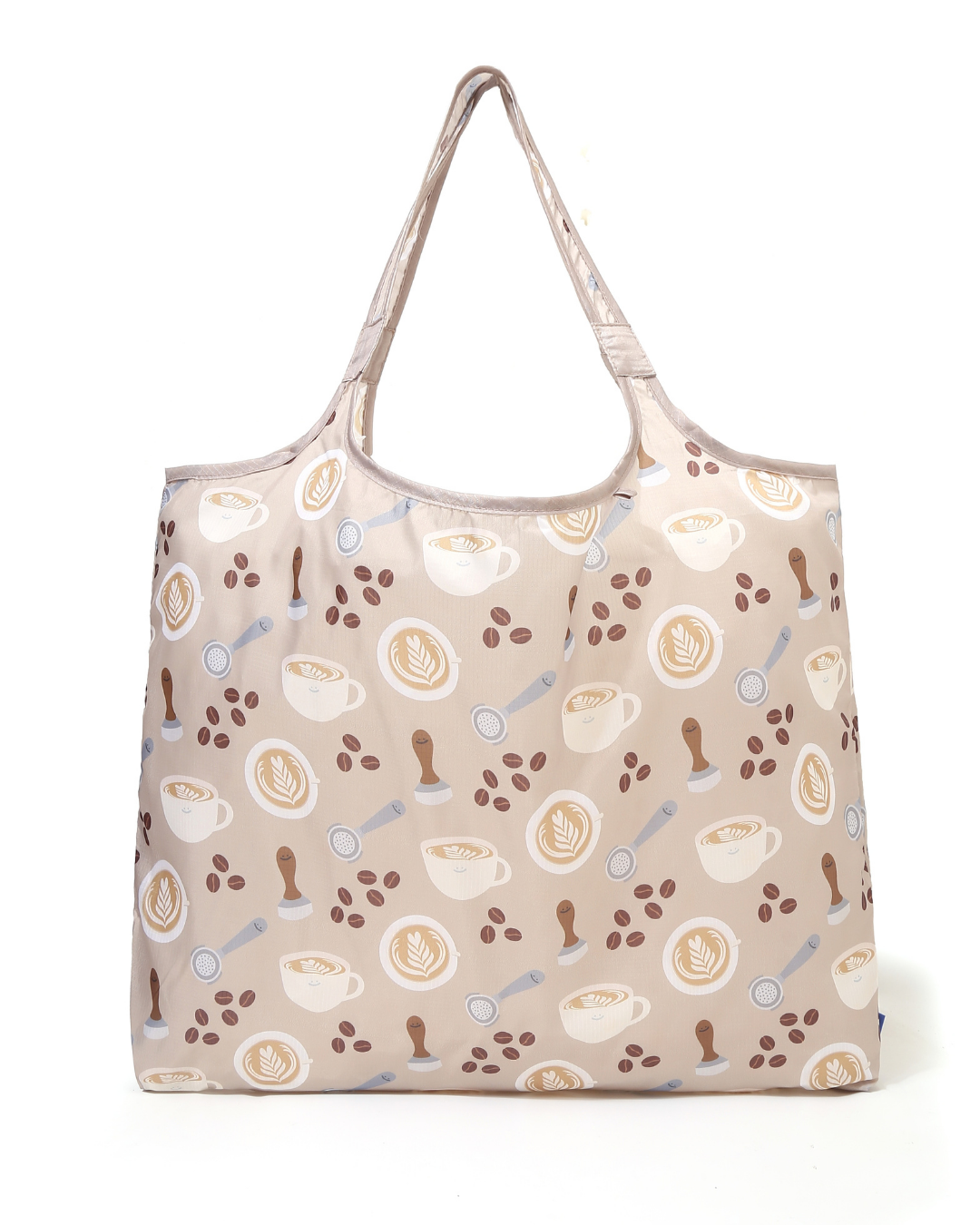 Coffee Latte Plushie Reusable XL Bag