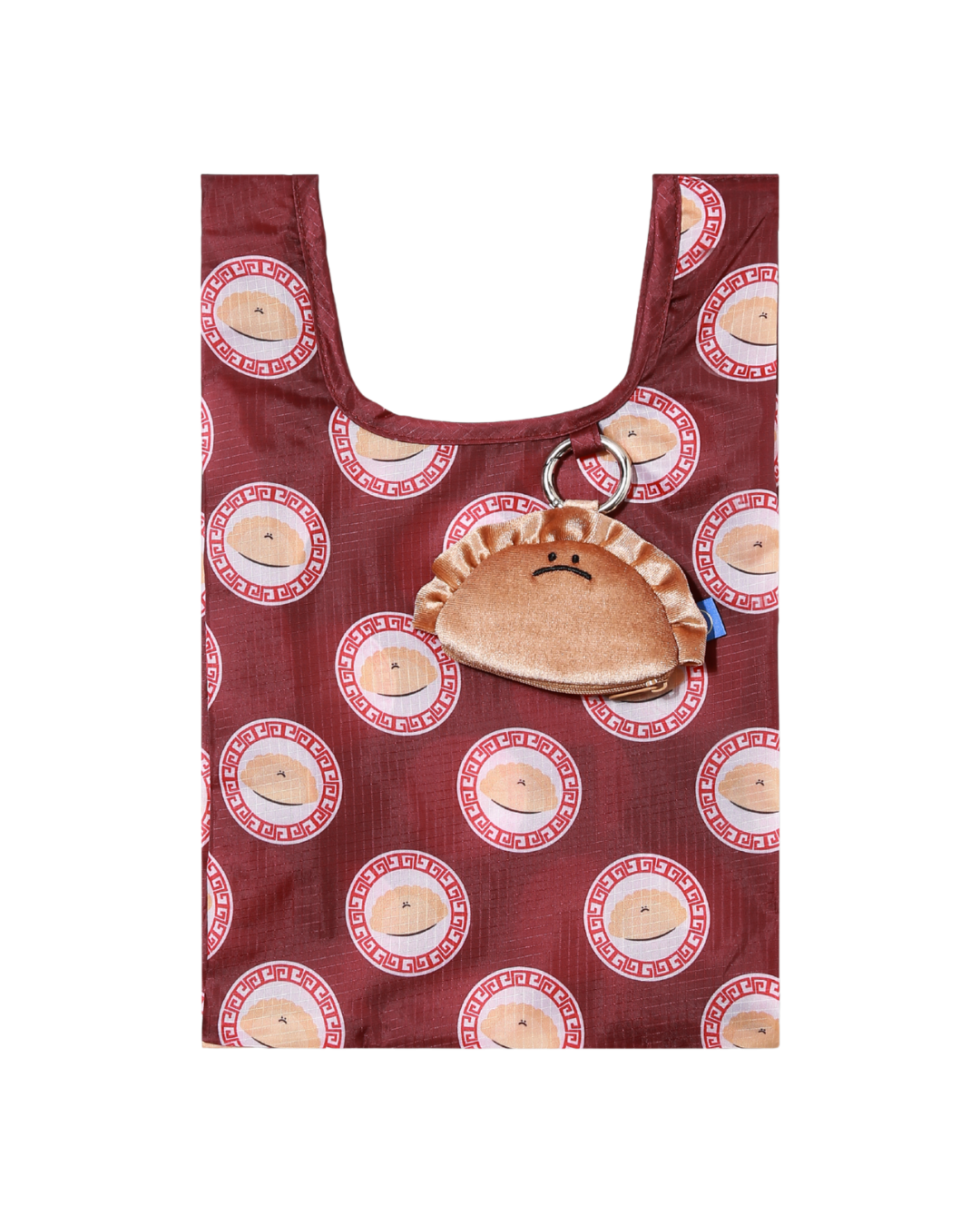 Cooked Gyoza Medium Plushie Reusable Nylon Bag