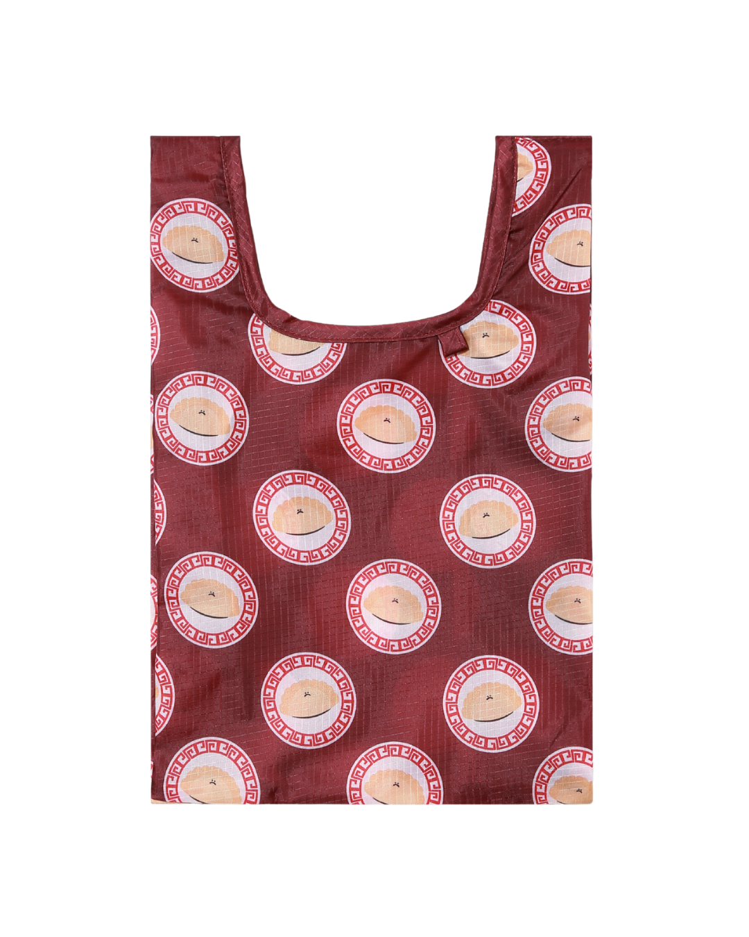 Cooked Gyoza Medium Plushie Reusable Nylon Bag
