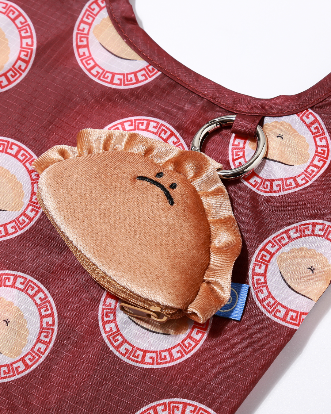 Cooked Gyoza Medium Plushie Reusable Nylon Bag