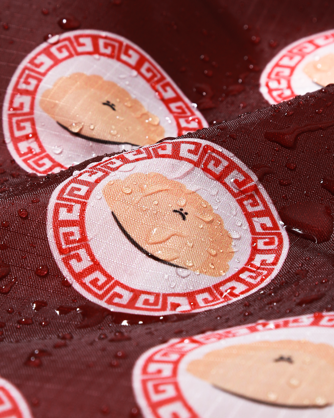 Cooked Gyoza Medium Plushie Reusable Nylon Bag