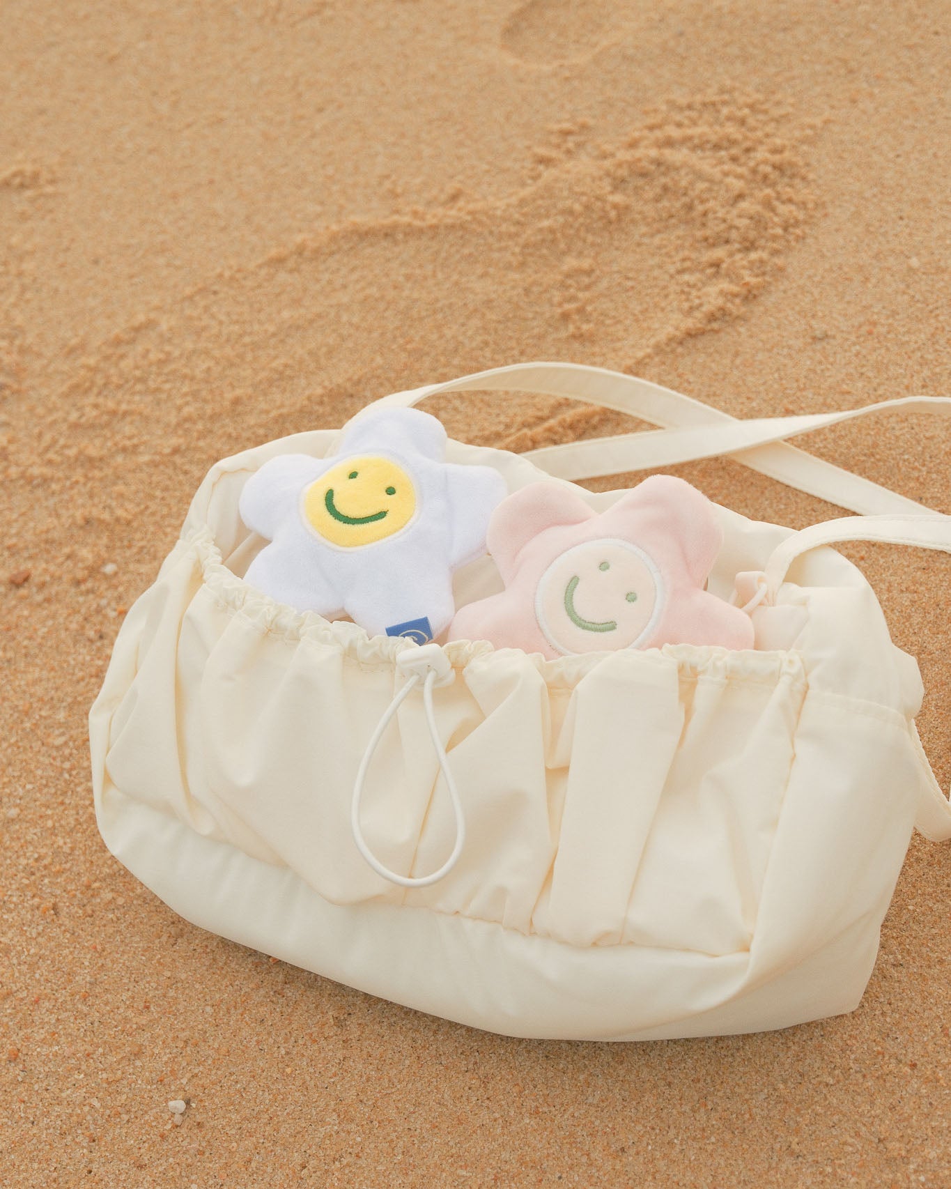 Windflower Flower Plushie Reusable Nylon Bag
