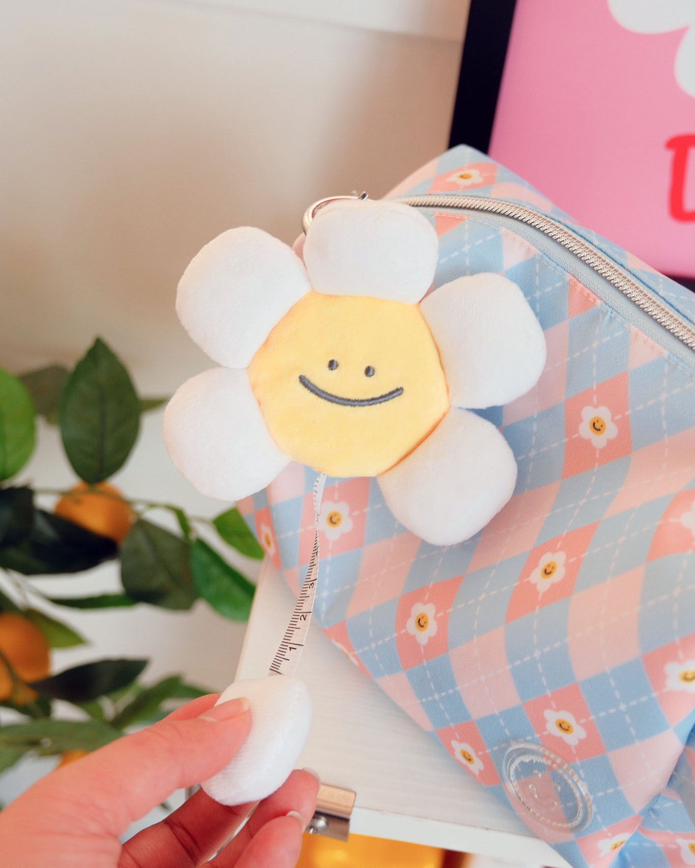 Daisy Plushie Measuring Tape