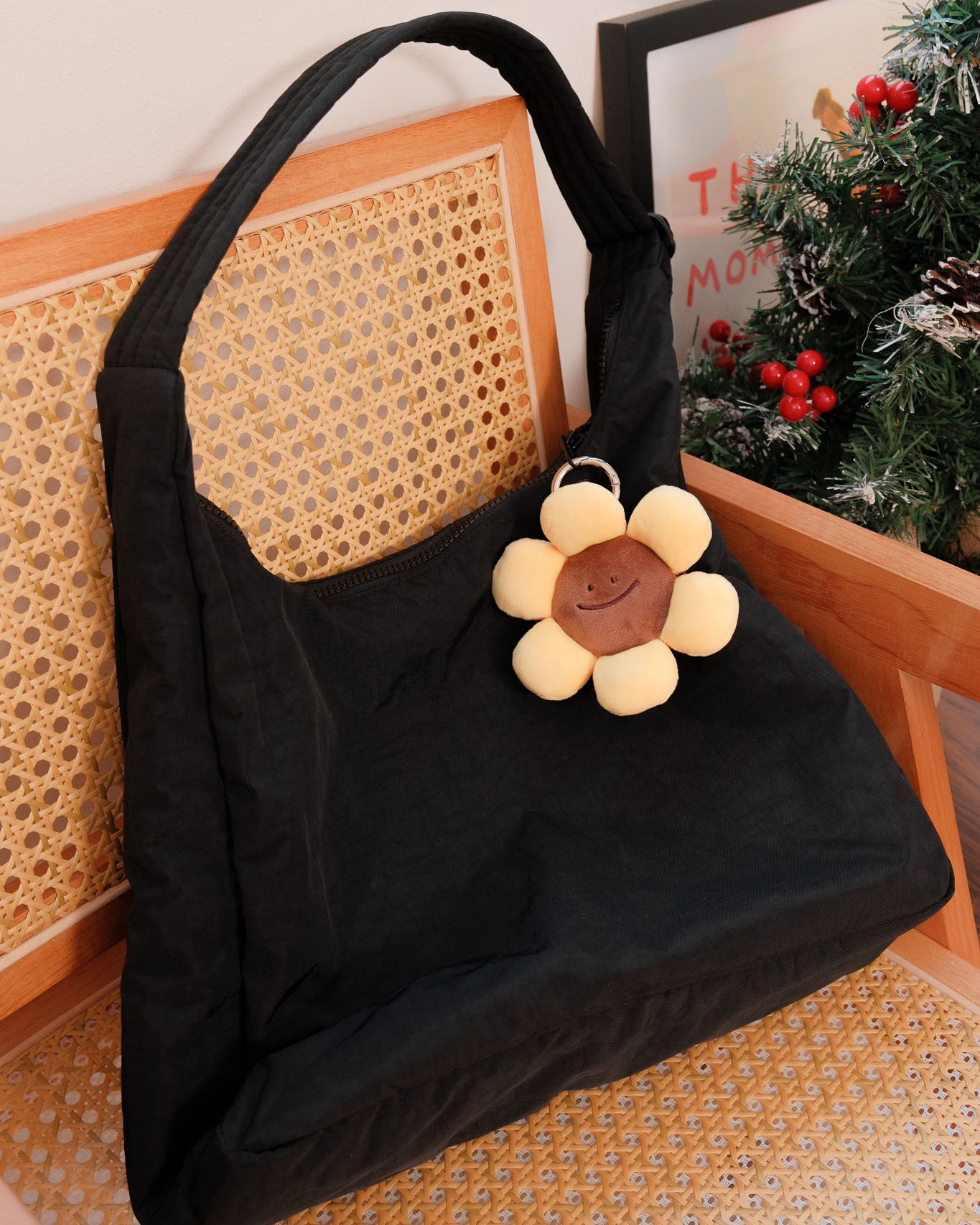 Sunflower Plushie Reusable Large Bag