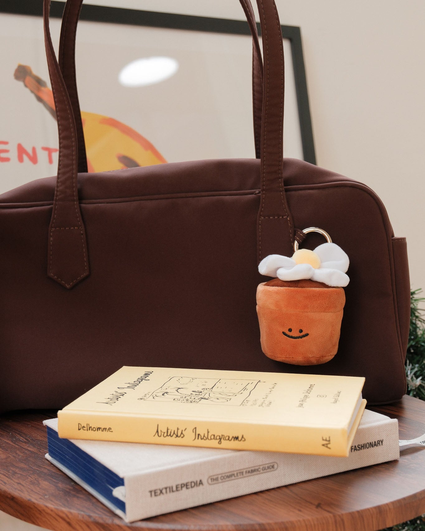 Potted Daisy Plant Plushie Reusable XL Bag