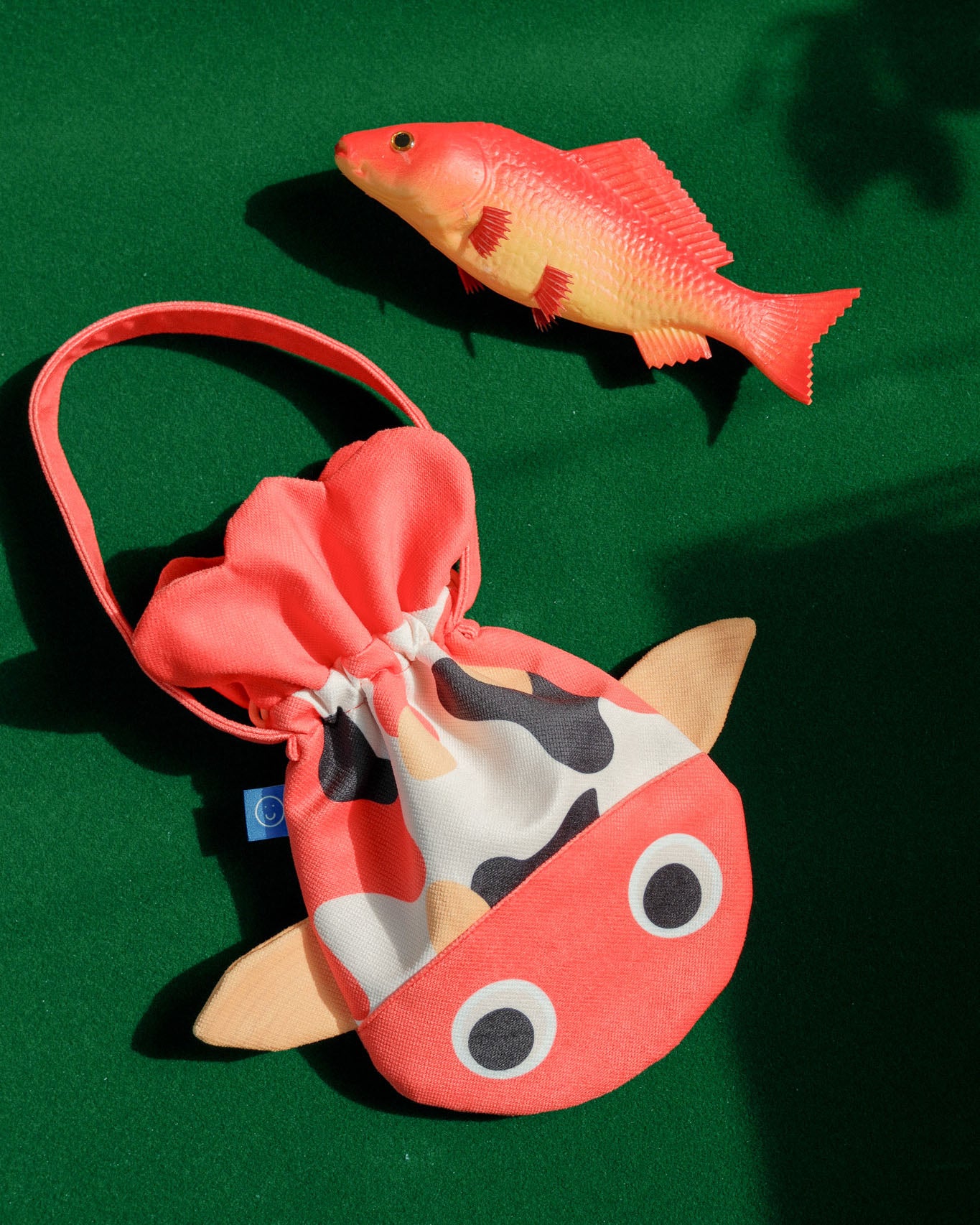 Lucky Koi Fish Drawstring Carry Bag