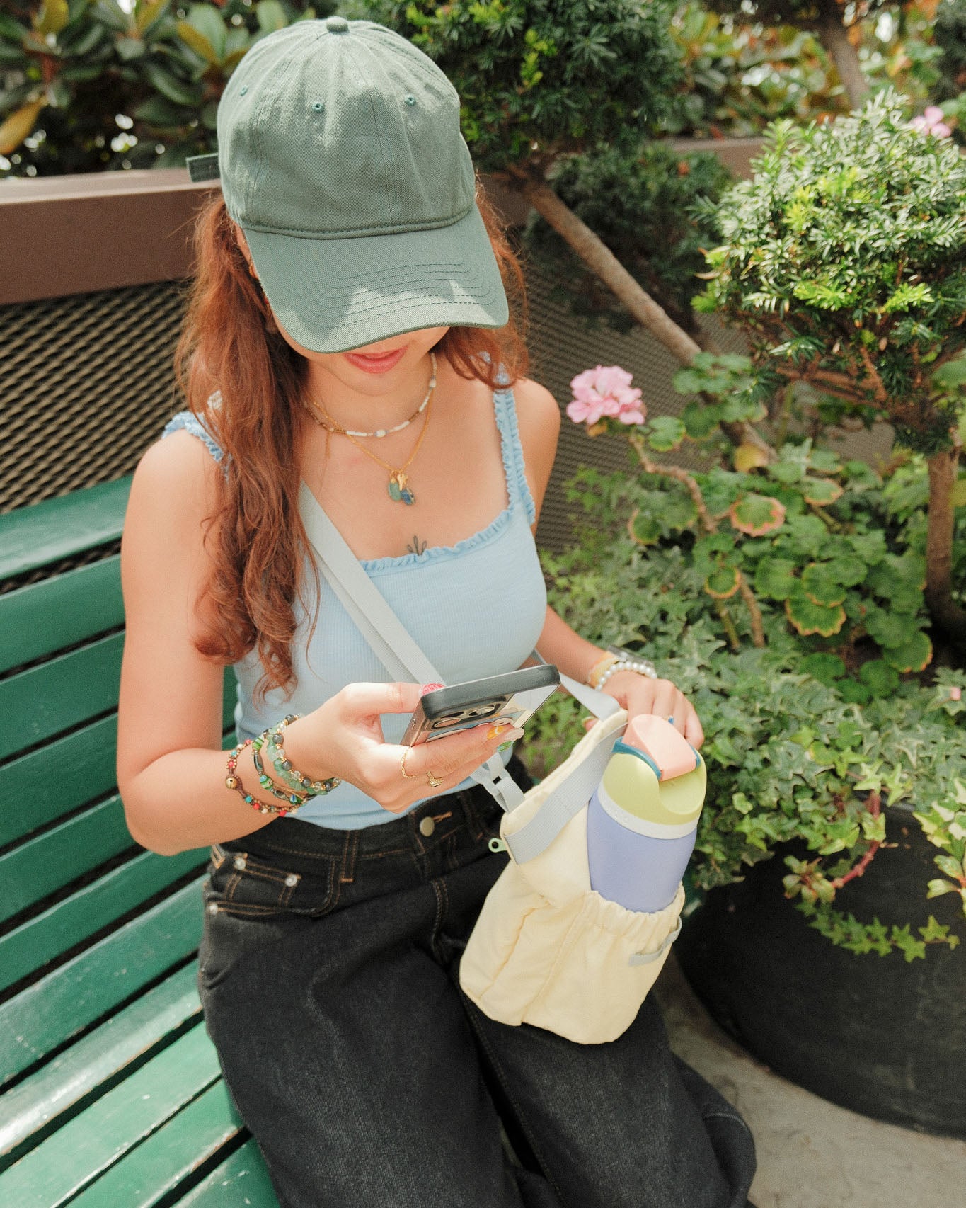 Sacoche Waterbottle Drink Bag in Buttercake