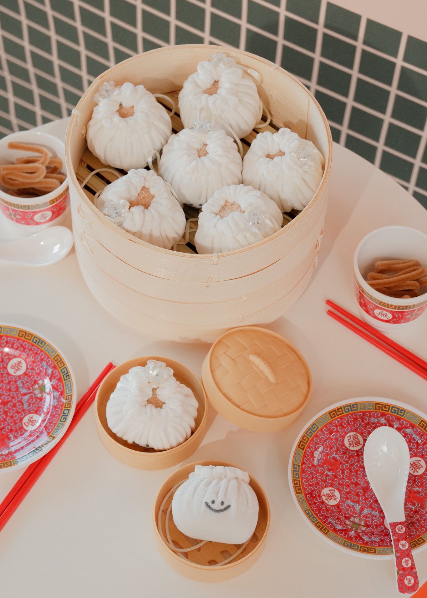 Xiao Long Bao Dim Sum Plushie Reusable XL Bag