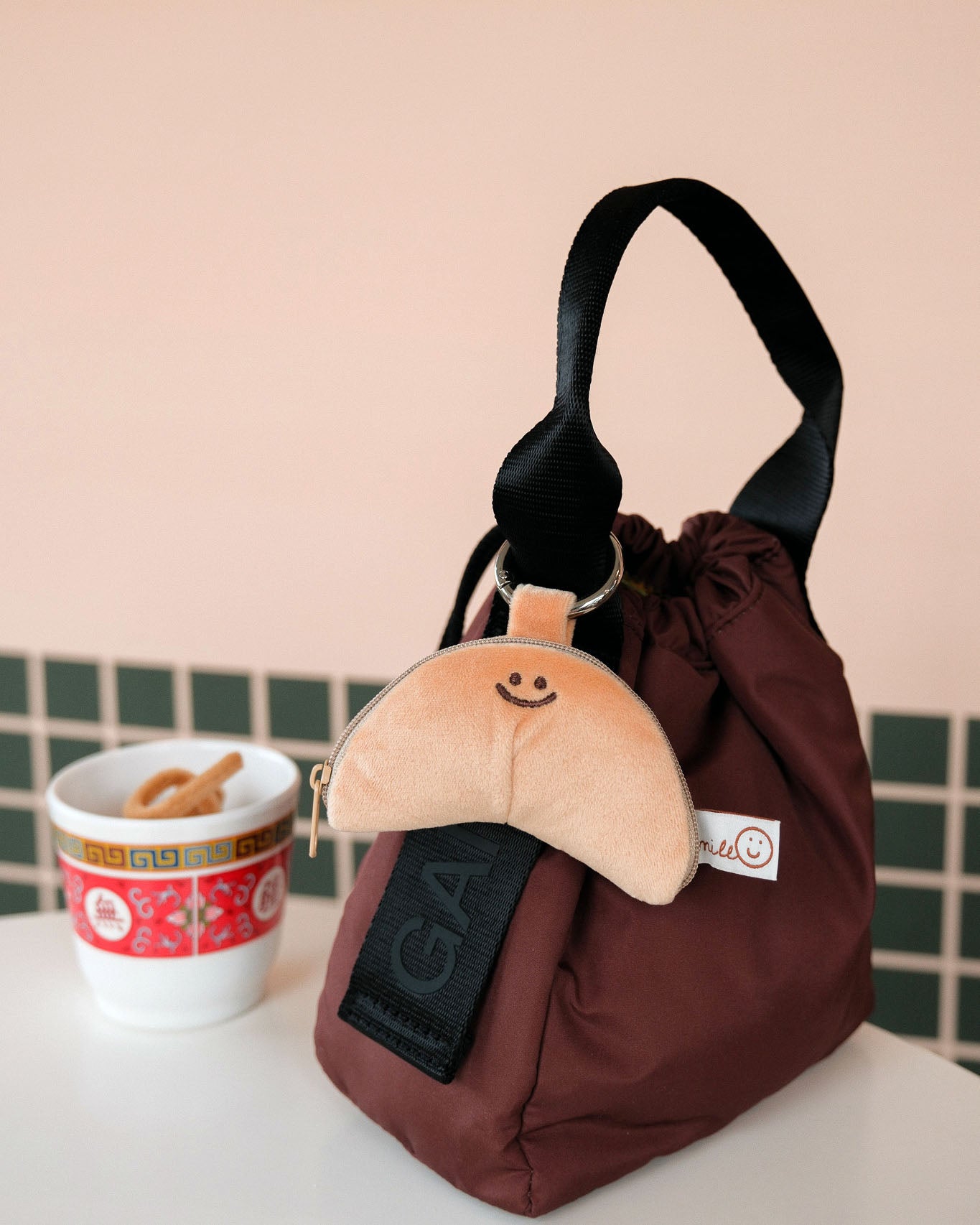 Fortune Cookie Medium Nylon Reusable Bag