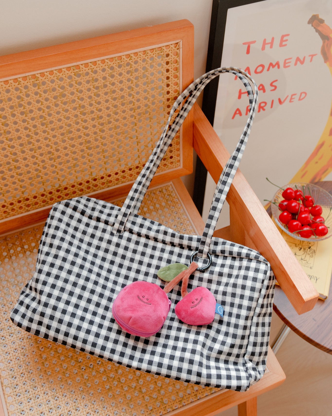 Cherry Plushie Reusable XL Bag