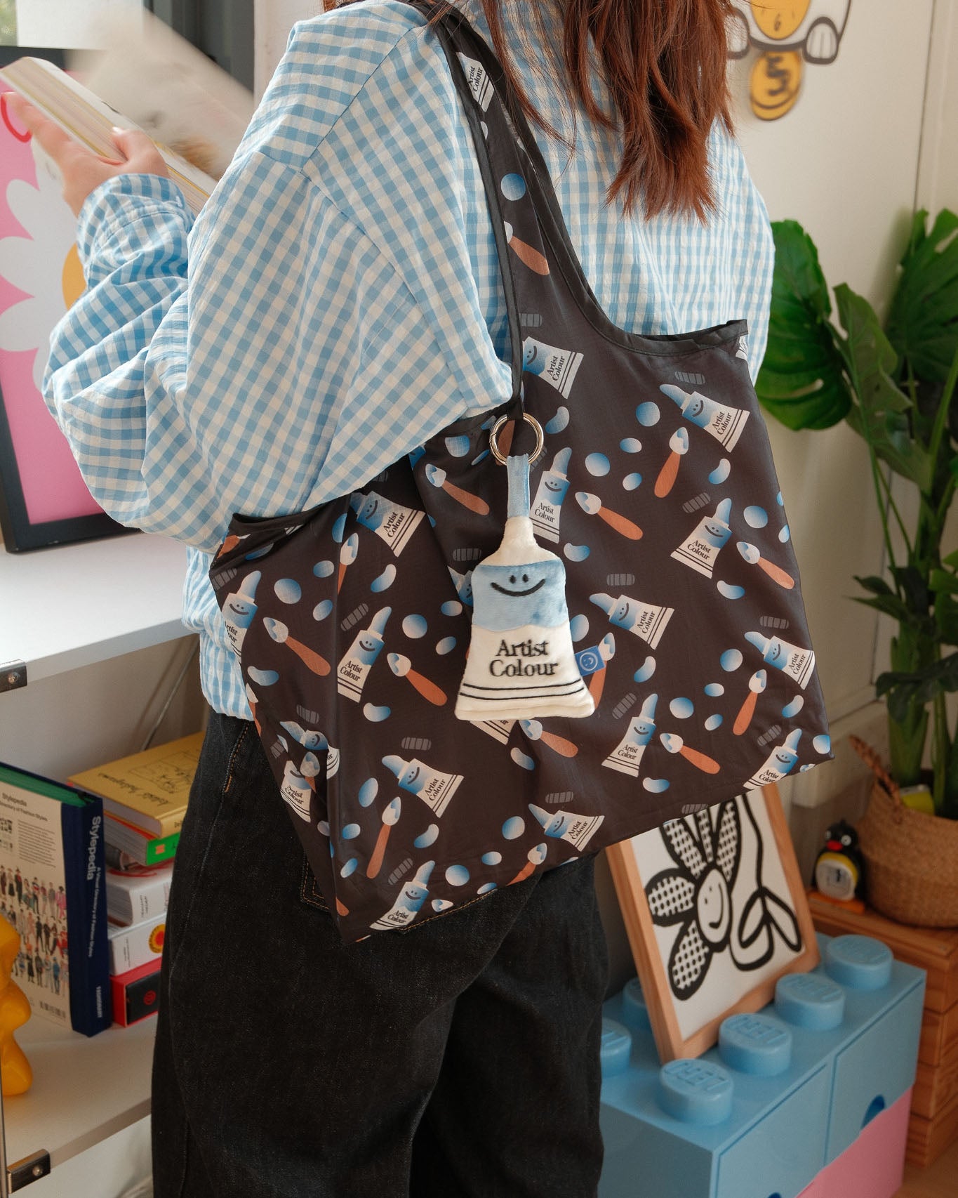 Paint Tube Plushie Reusable Large Bag