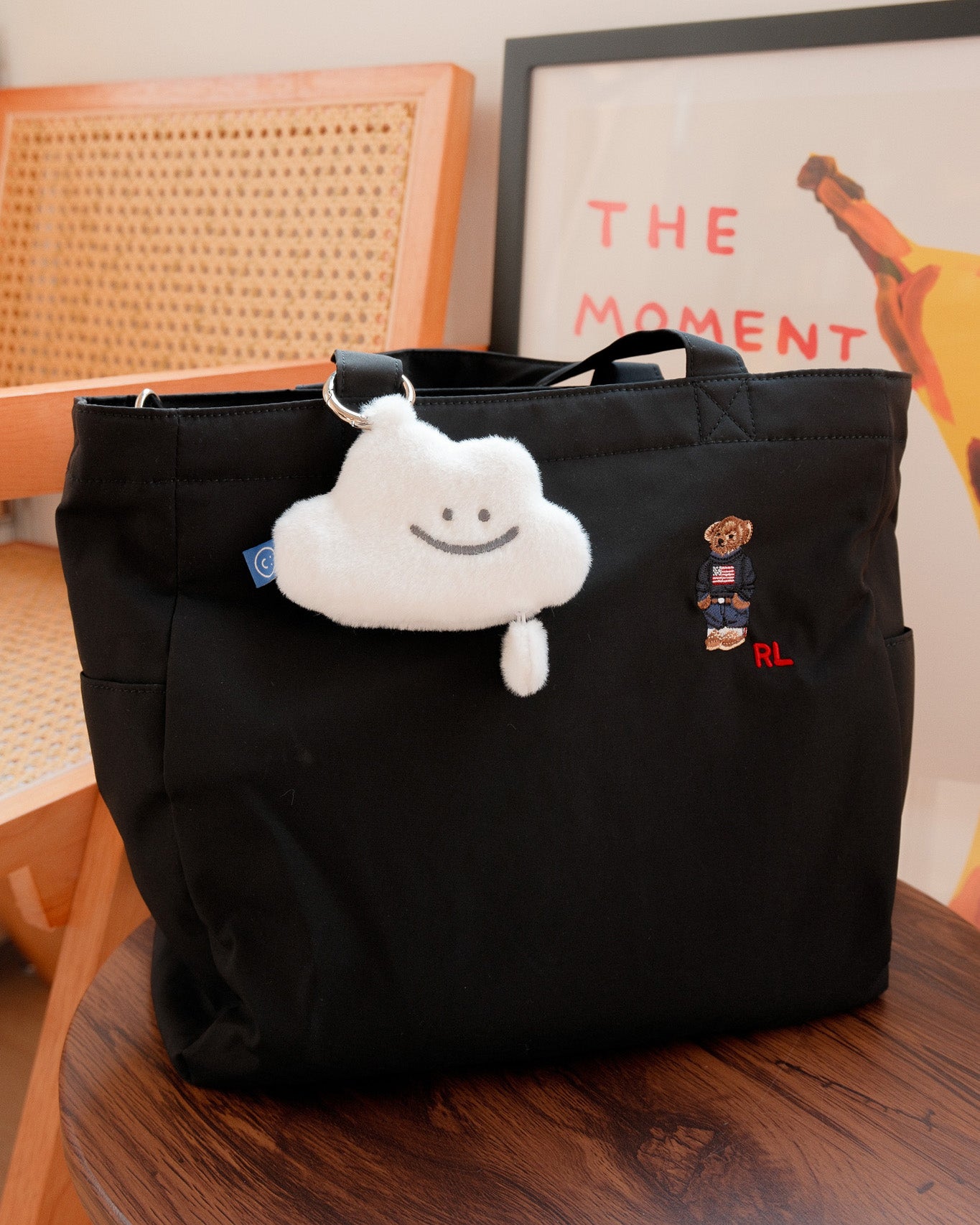 White Cloud Plushie Reusable XL Bag