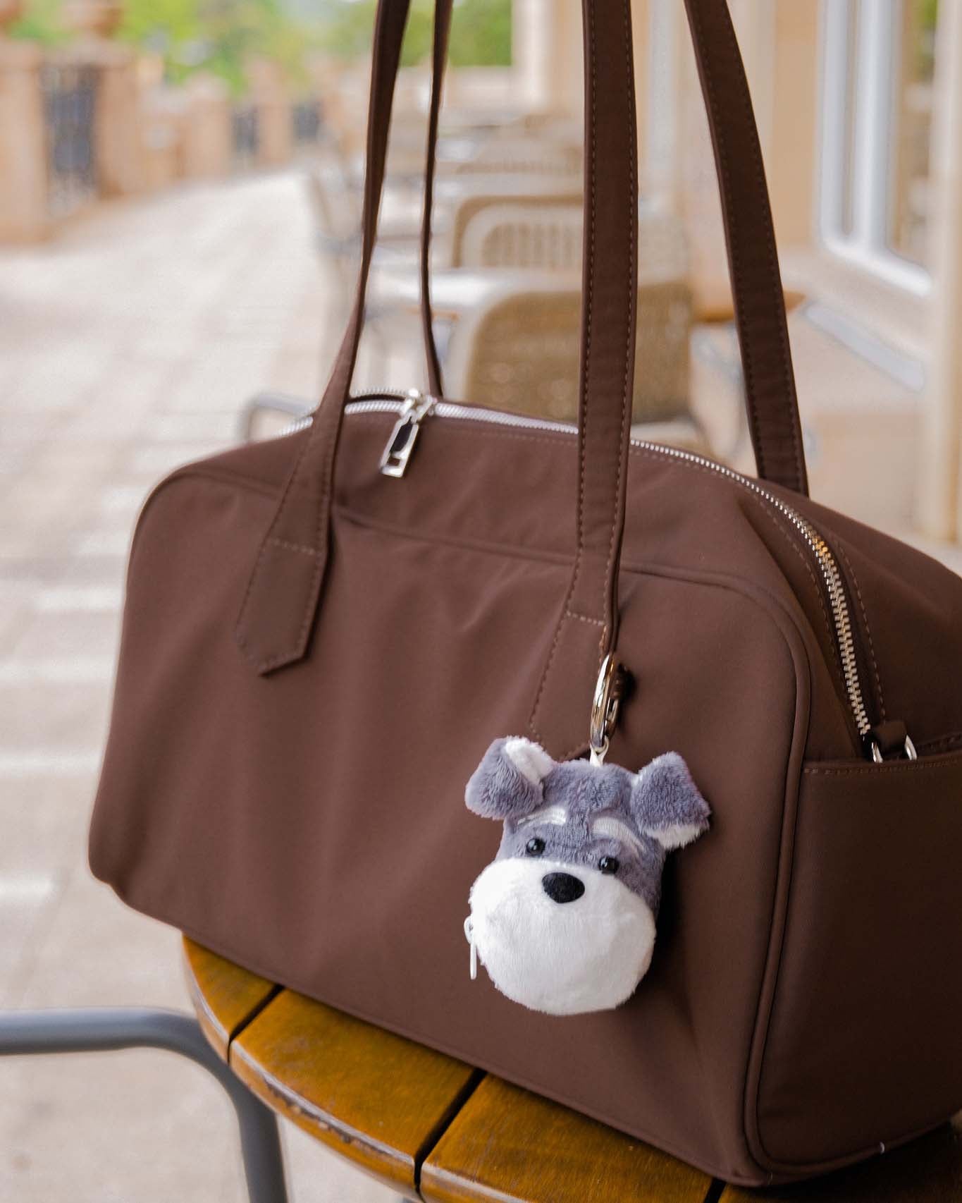 Schnauzer Plushie Reusable XL Bag