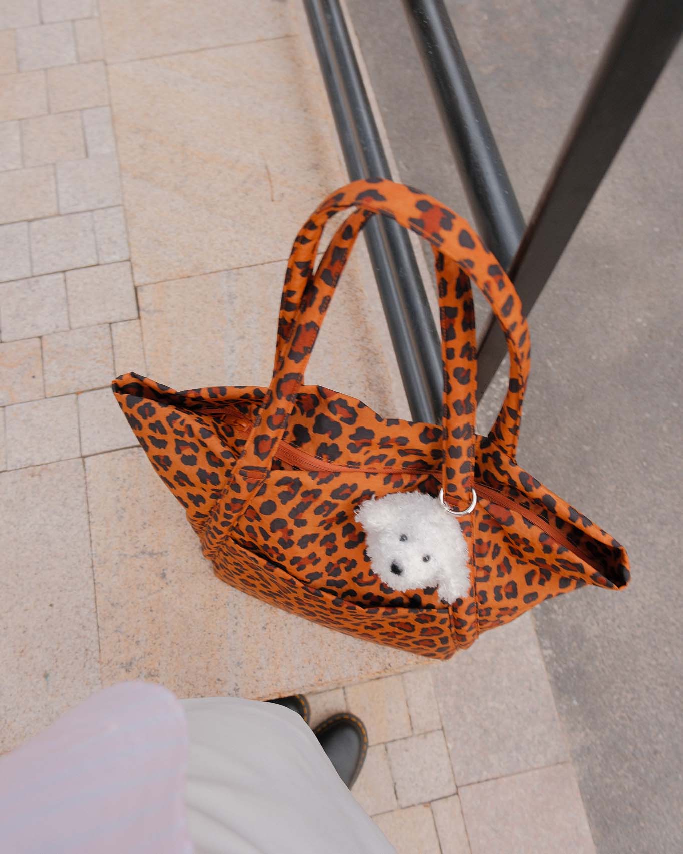 Maltese Plushie Reusable XL Bag