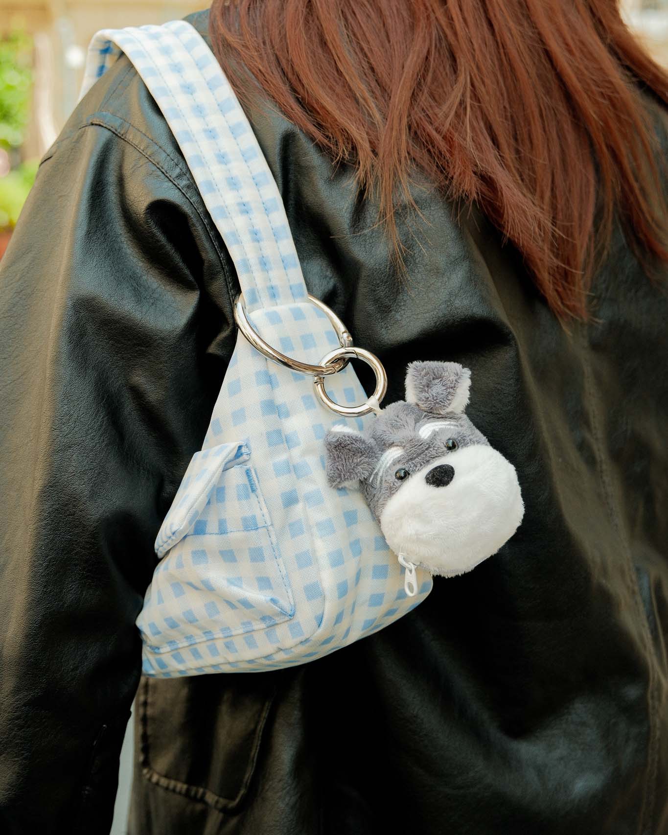 Schnauzer Plushie Reusable XL Bag