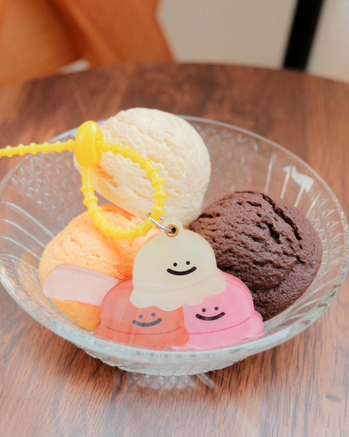 Ice Cream Mirror Keychain