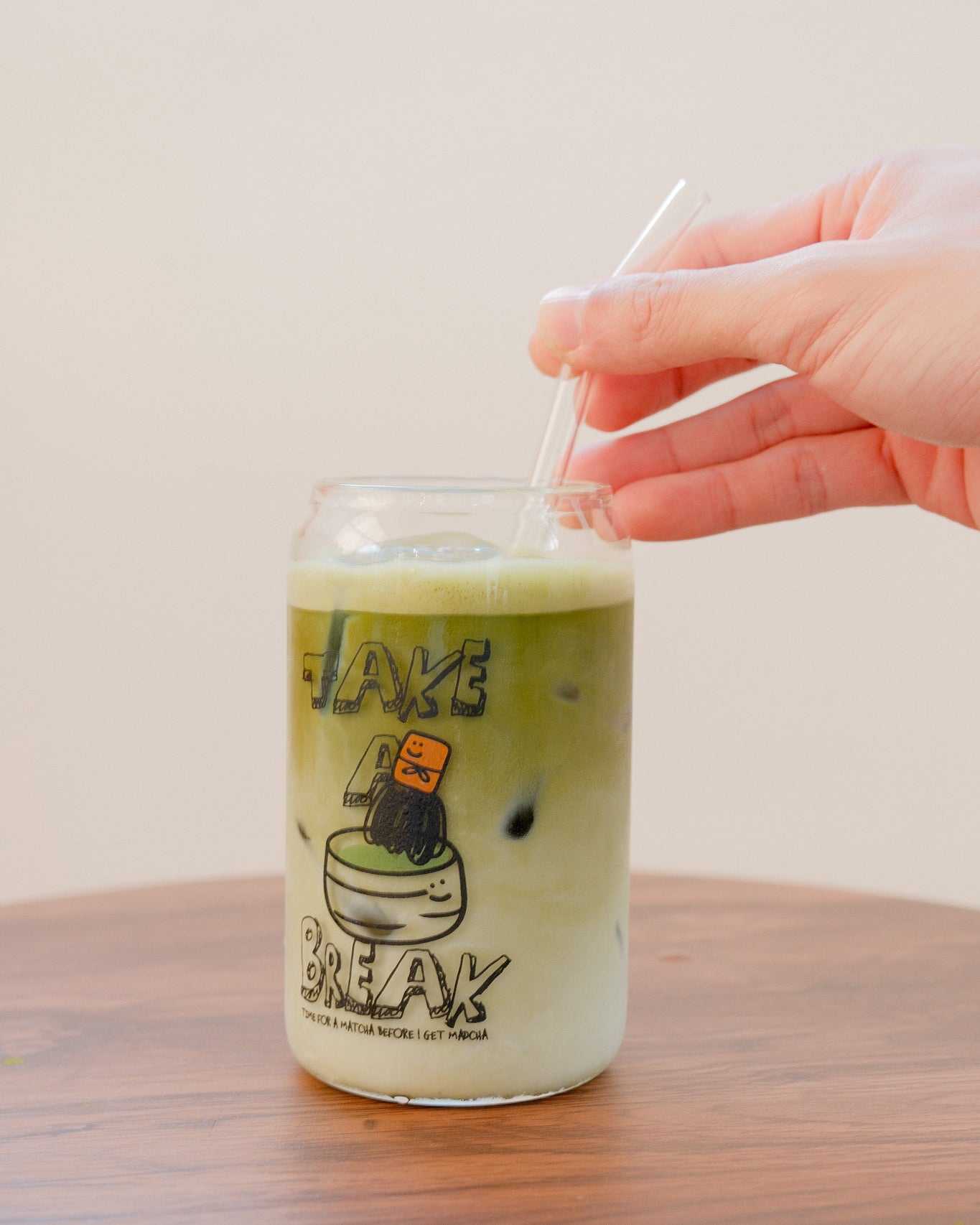Have A Matcha Glass Cup