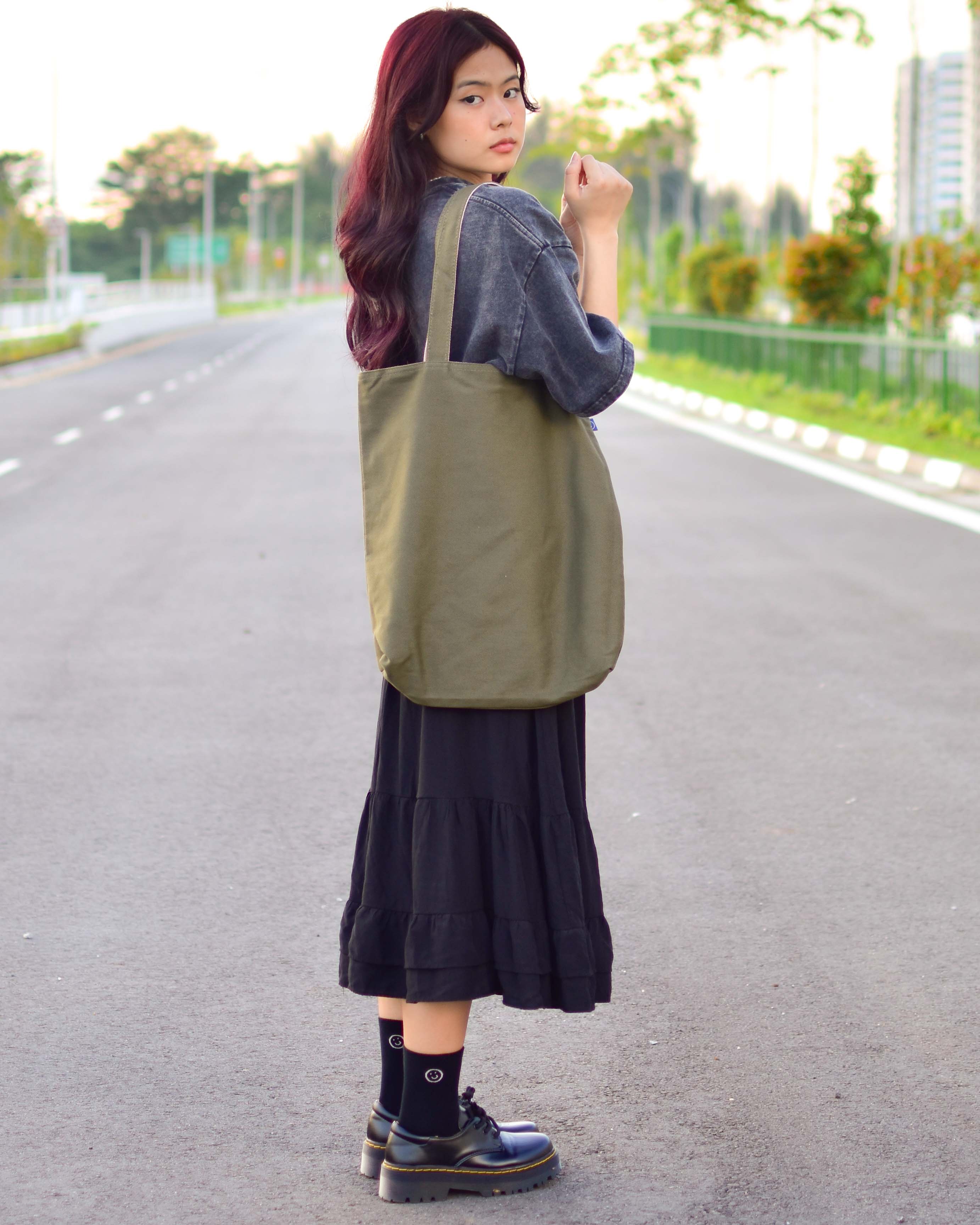 Signature Duo-Colour Block Reversible Tote
