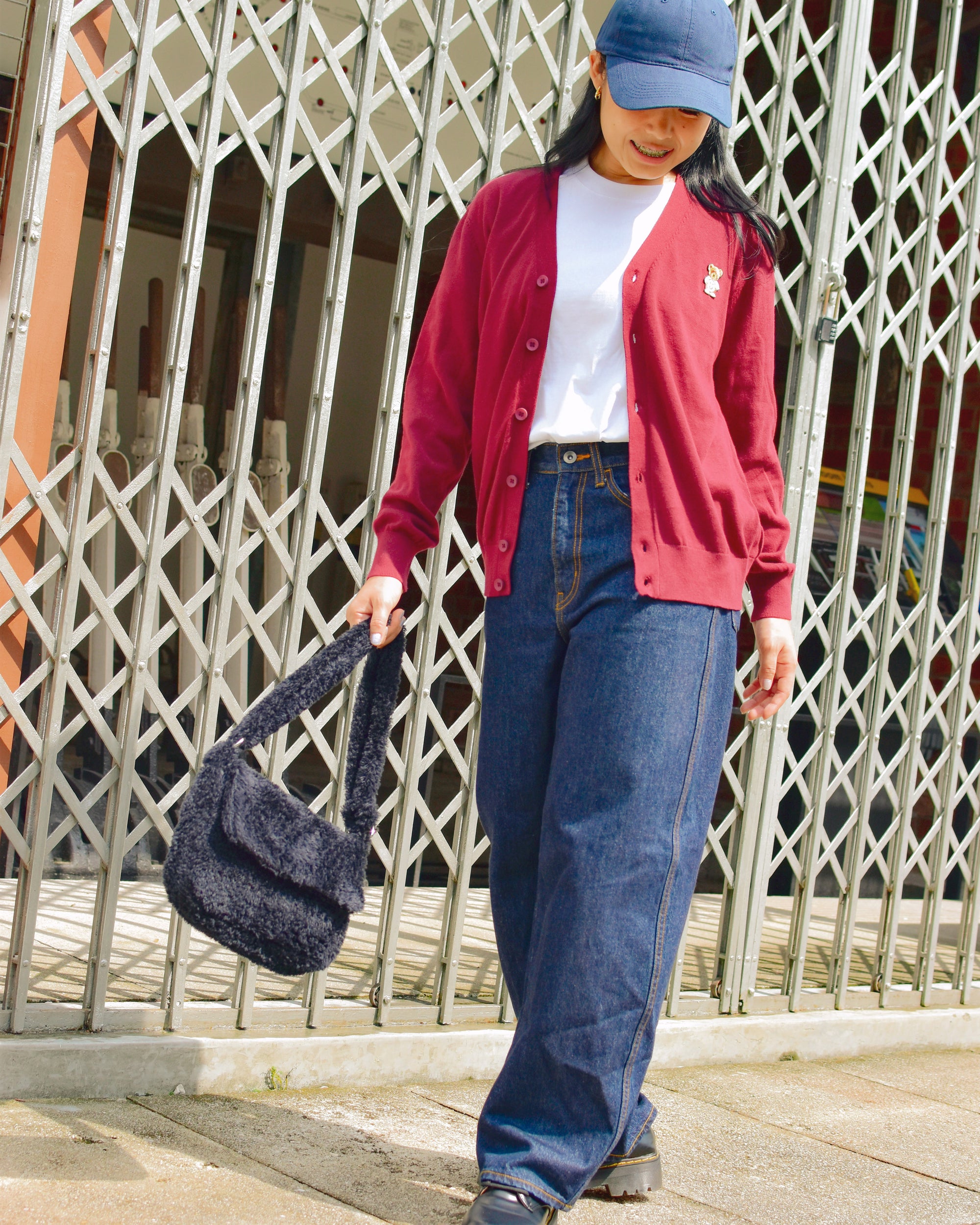 Signature Ted Maroon Lite Cardigan