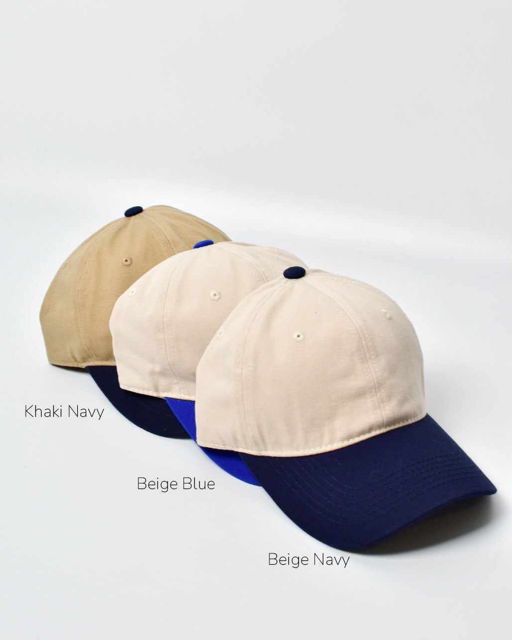 SIGNATURE / Duo-toned Beige Blue Cap