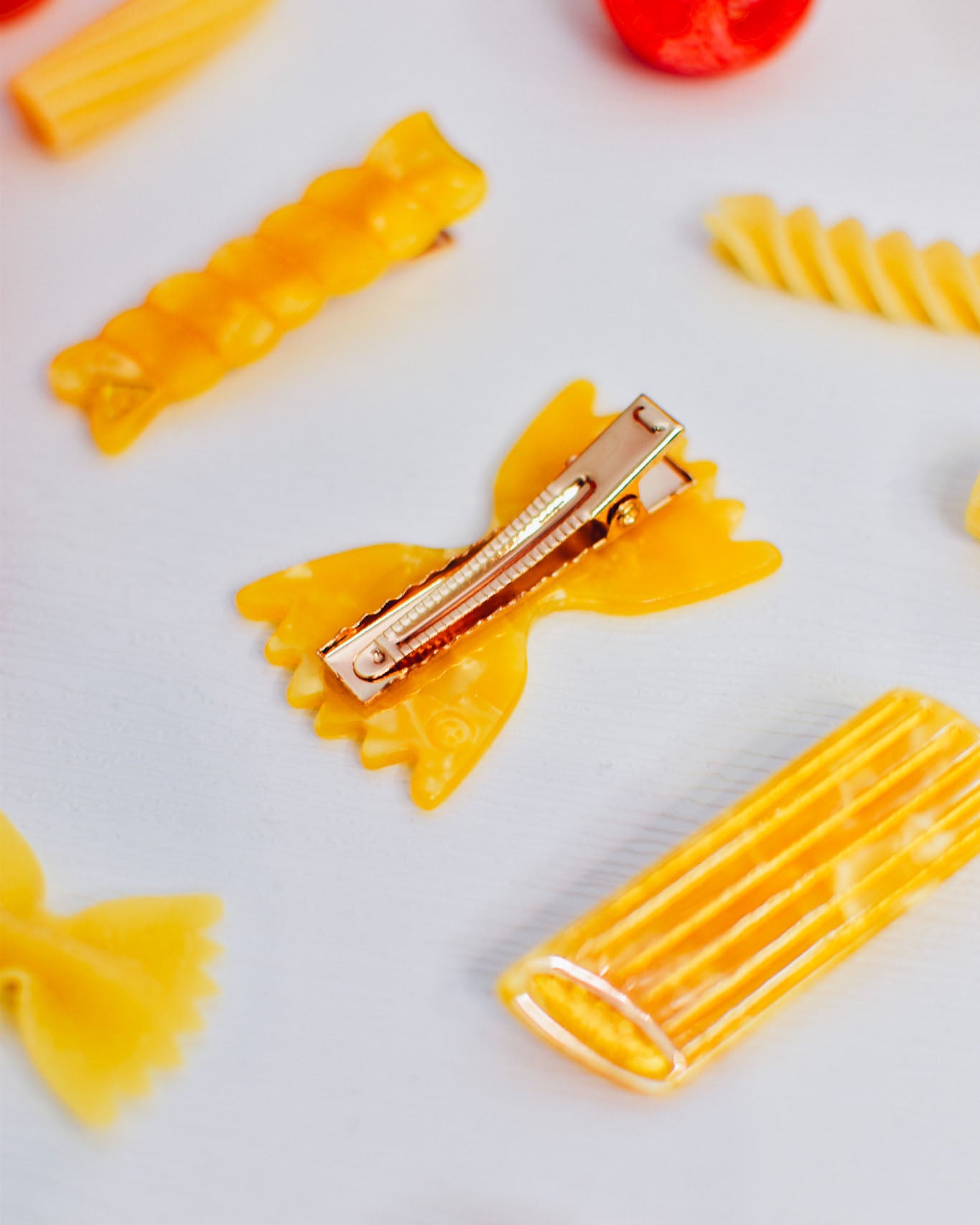 Pasta Variety Hair Clips