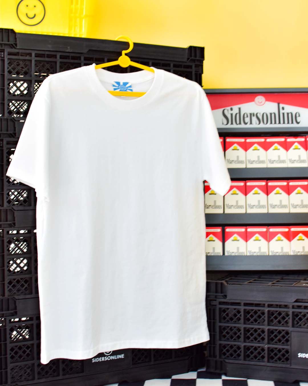 Check Out Chill Out Oversized Tee in White