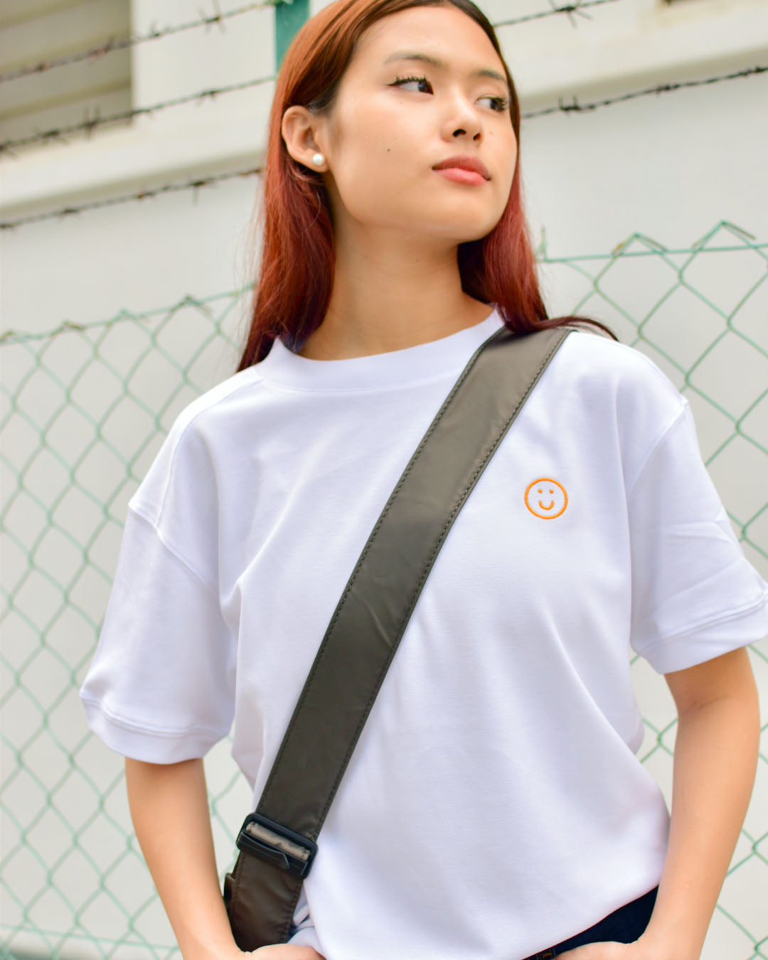 Signature "Air-con" Tee in White