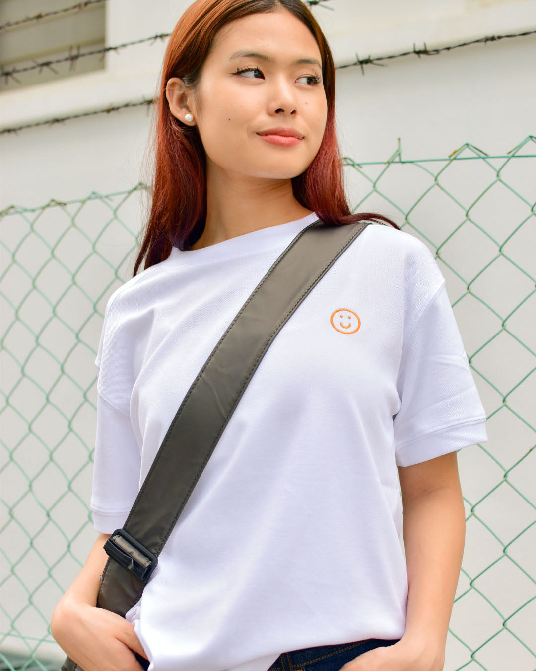 Signature "Air-con" Tee in White