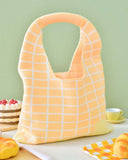 Waffle Melted Butter Knitted Tote Bag