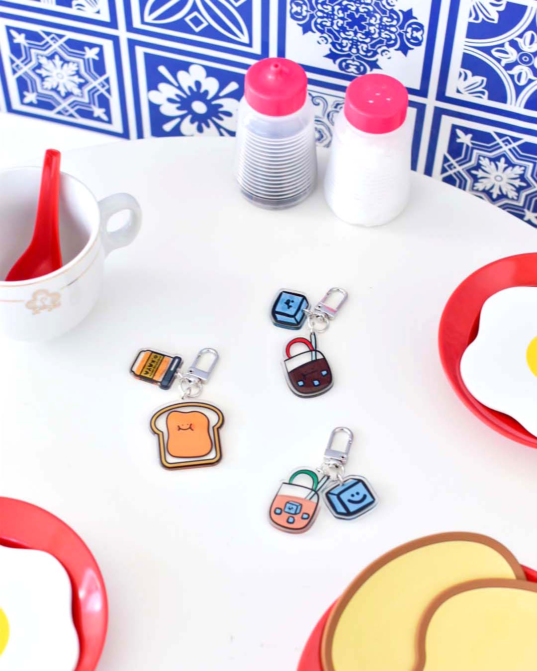 Kopi Ping Take Me Away Keyring