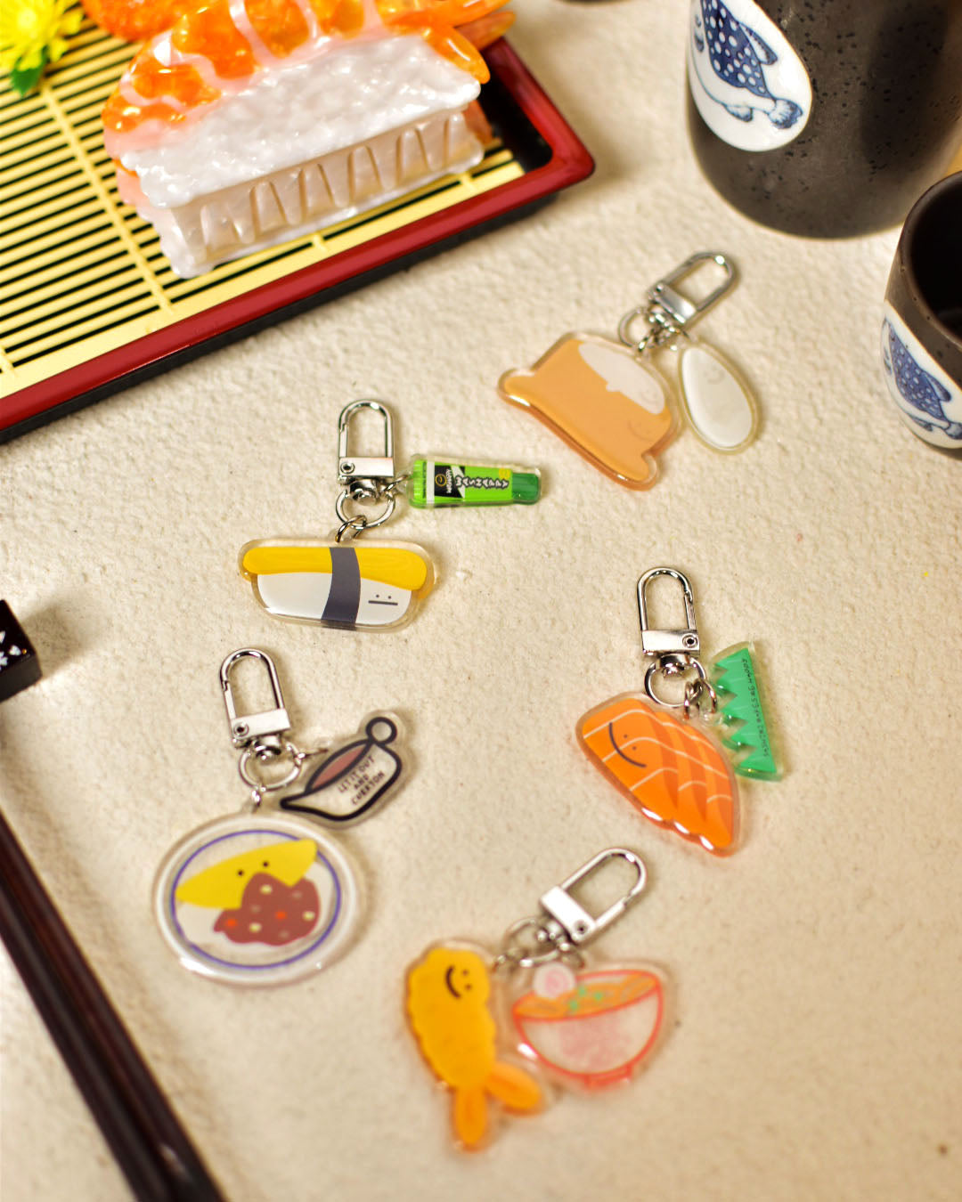 Let It Out & Curry On Keychain