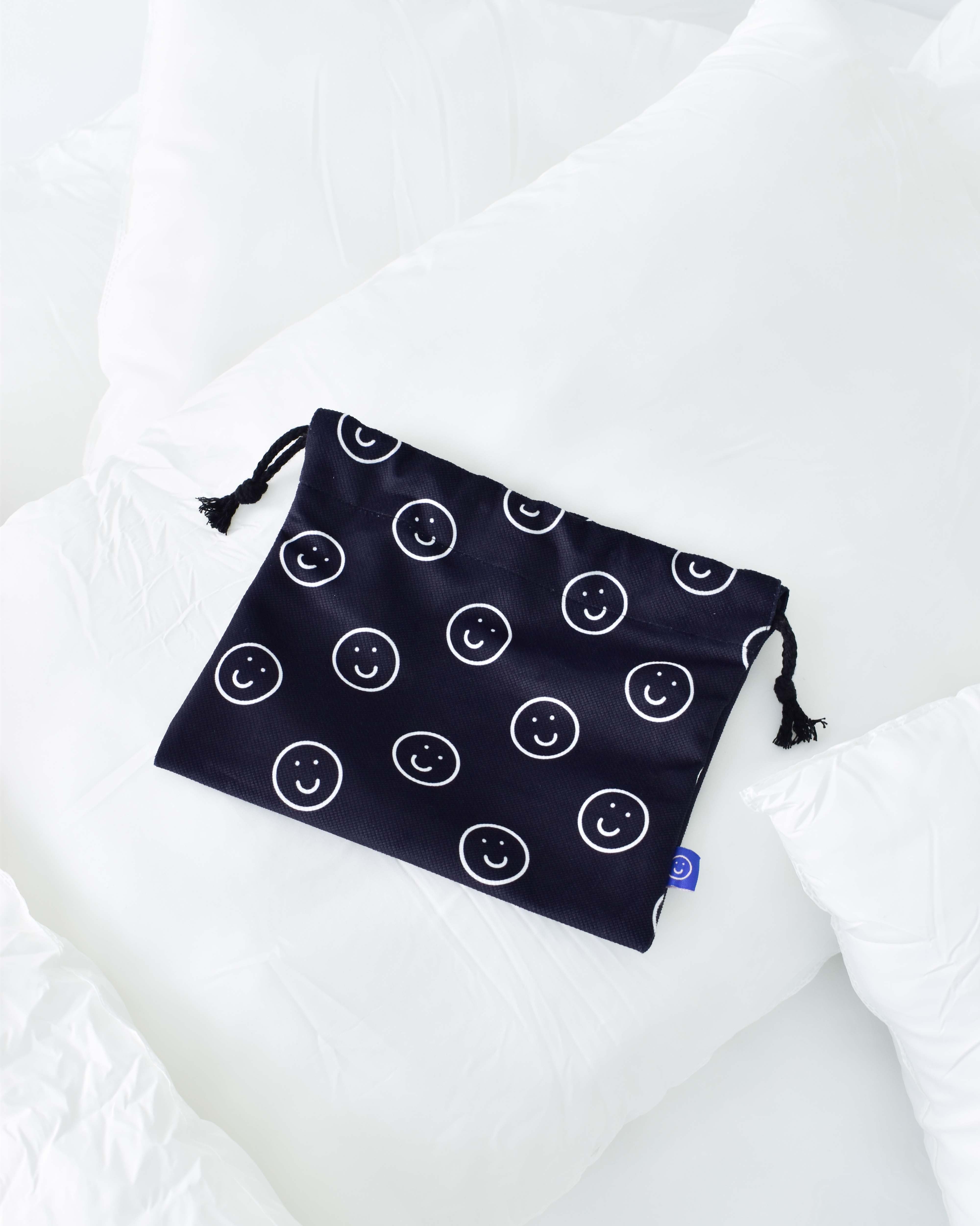 Signature Smiley Monogram Pouch