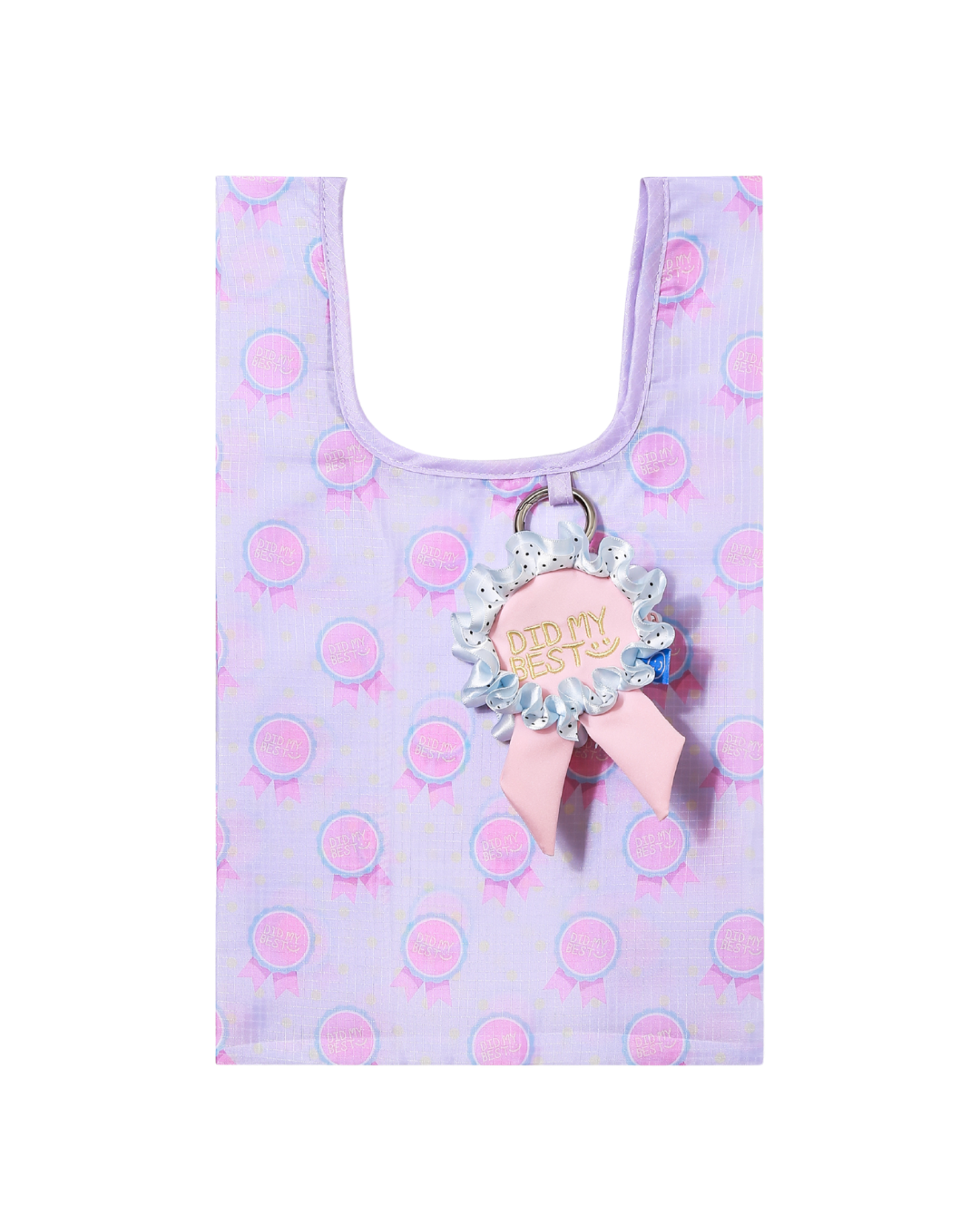 Did My Best Polka Dot Prize Ribbon Medium Reusable Bag