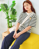 Signature Teddy Tee in Stripes