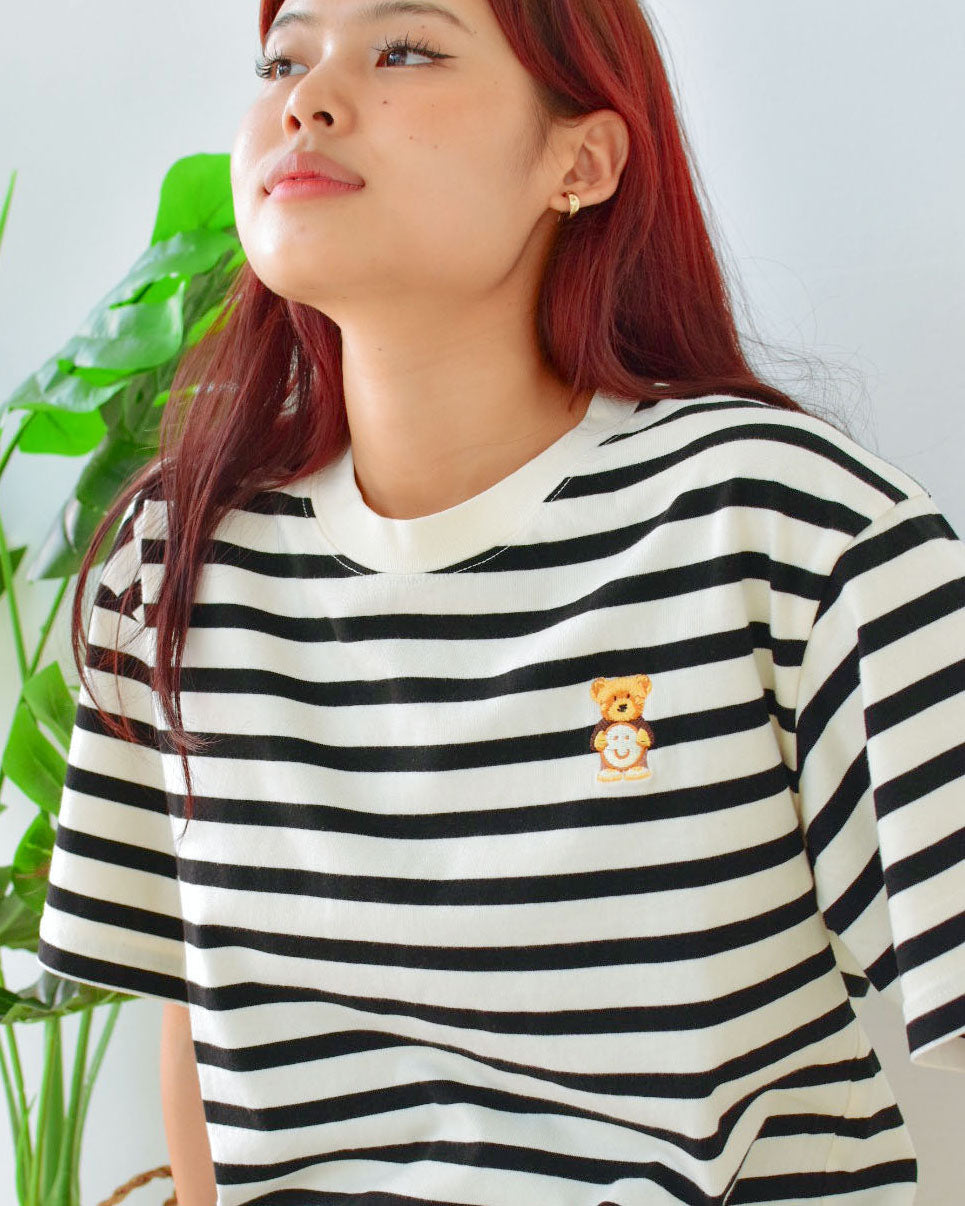 Signature Teddy Tee in Stripes