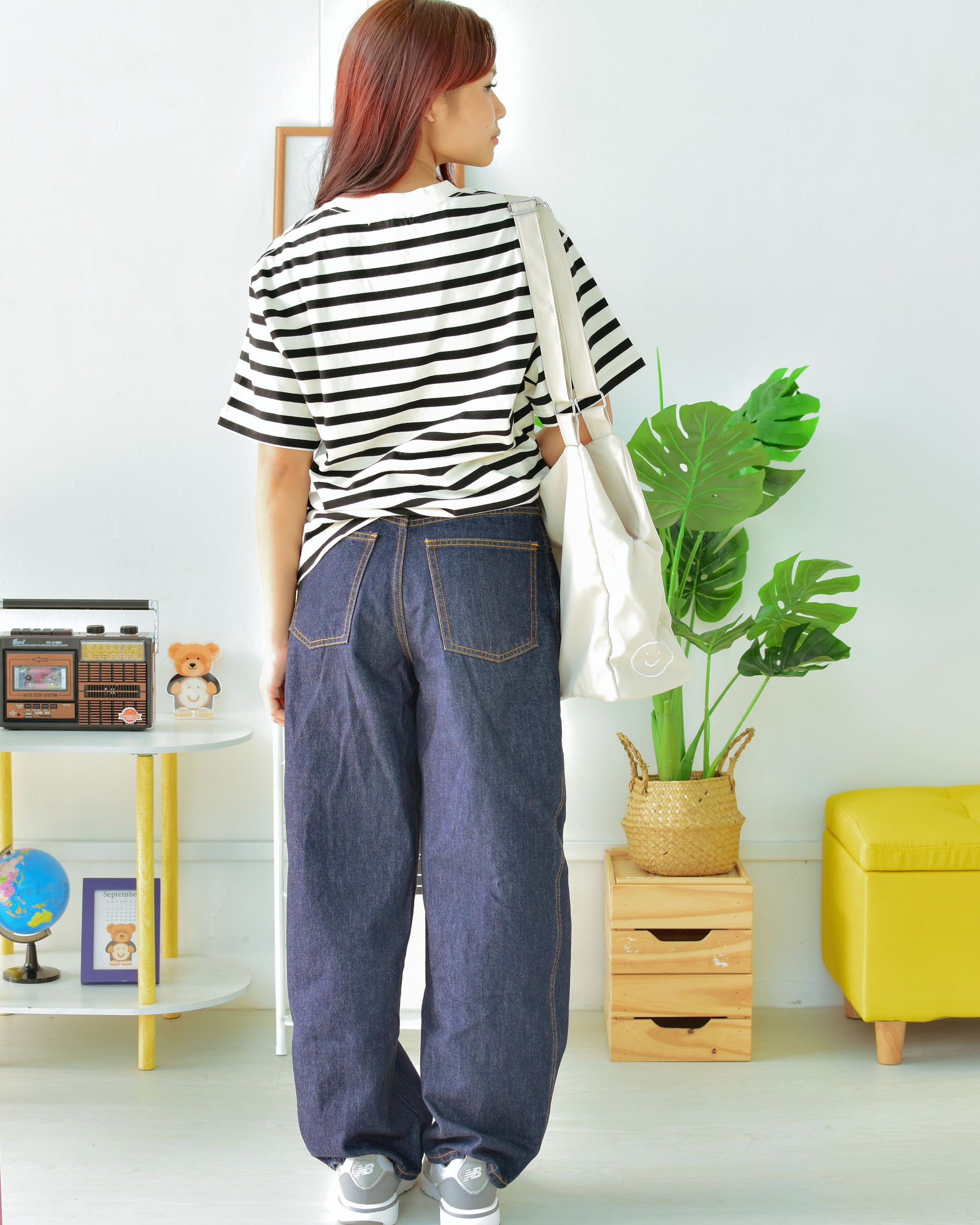 Signature Teddy Tee in Stripes