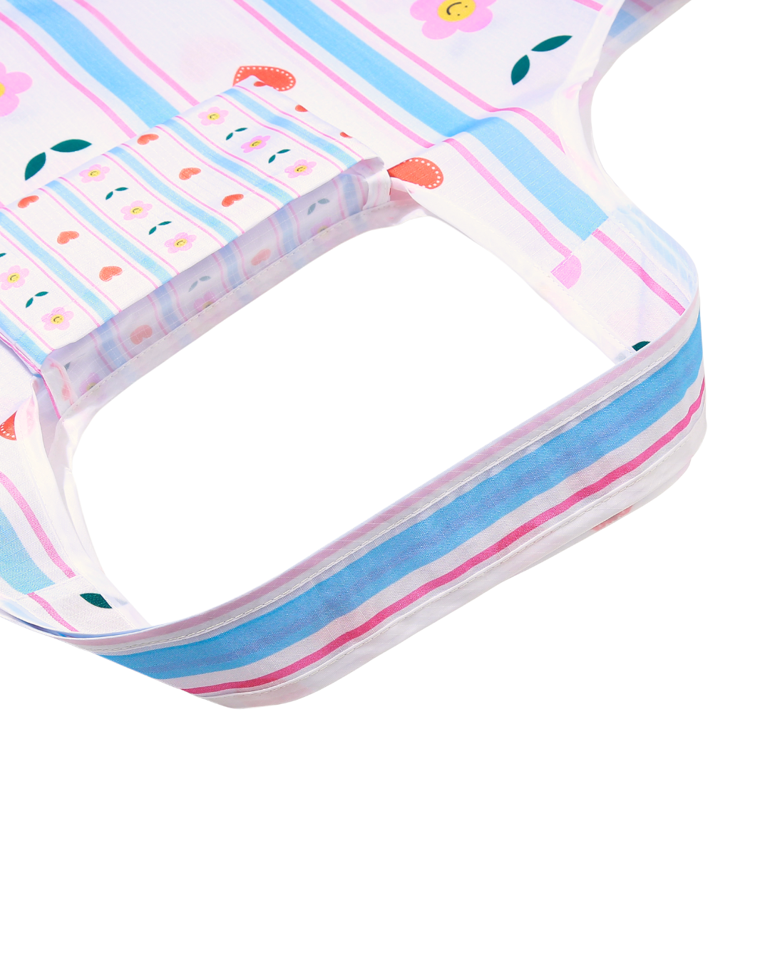 Flower Hearts Mega Reusable Nylon Bag