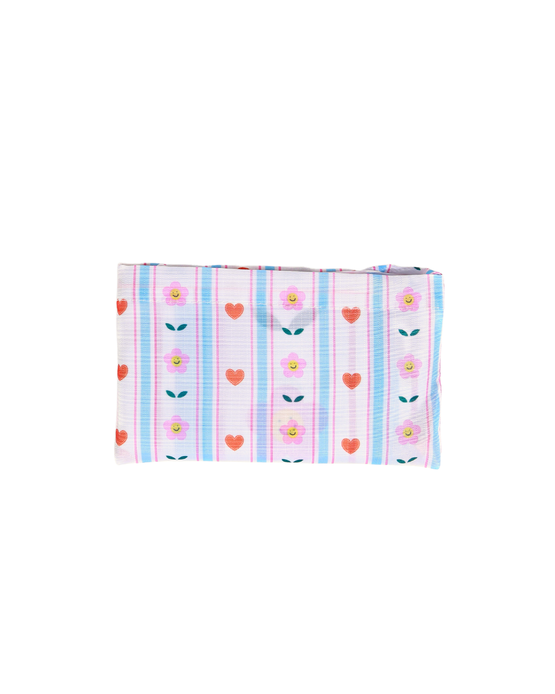 Flower Hearts Mega Reusable Nylon Bag