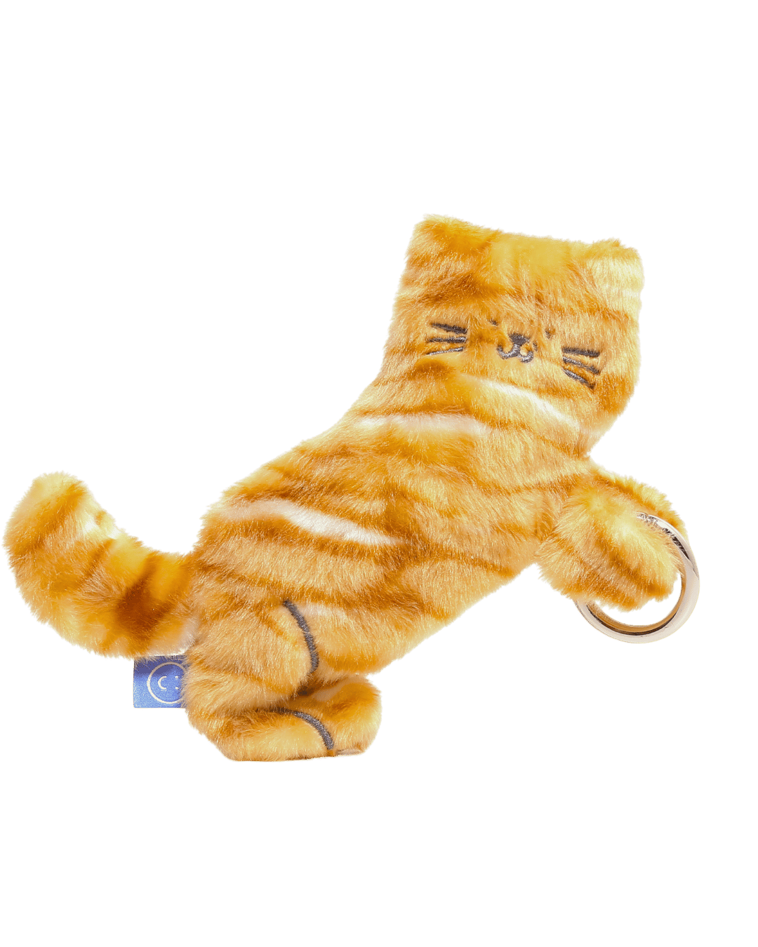 Hang In There Ginger Cat Plushie Reusable Bag XL