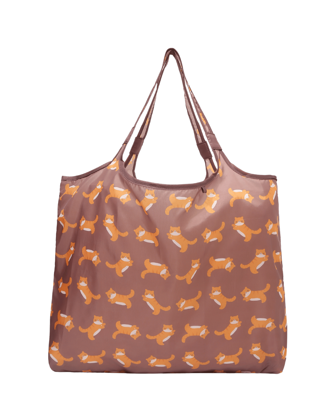 Hang In There Ginger Cat Plushie Reusable Bag XL