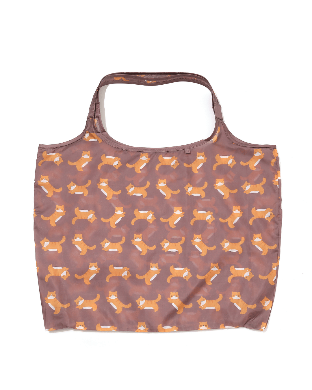 Hang In There Ginger Cat Plushie Reusable Bag XL