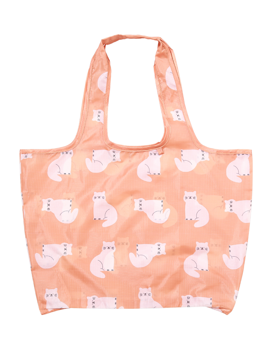 Ginger Cat Plushie Reusable Nylon Large Bag