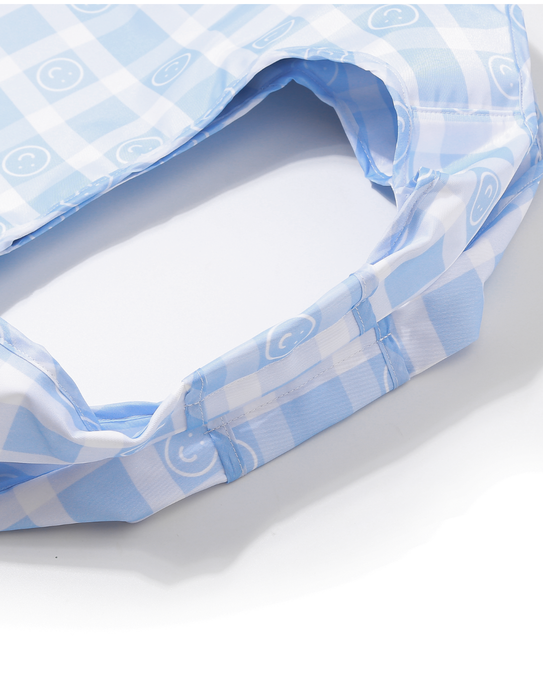 Signature Gingham Smile Foil Reusable Bag