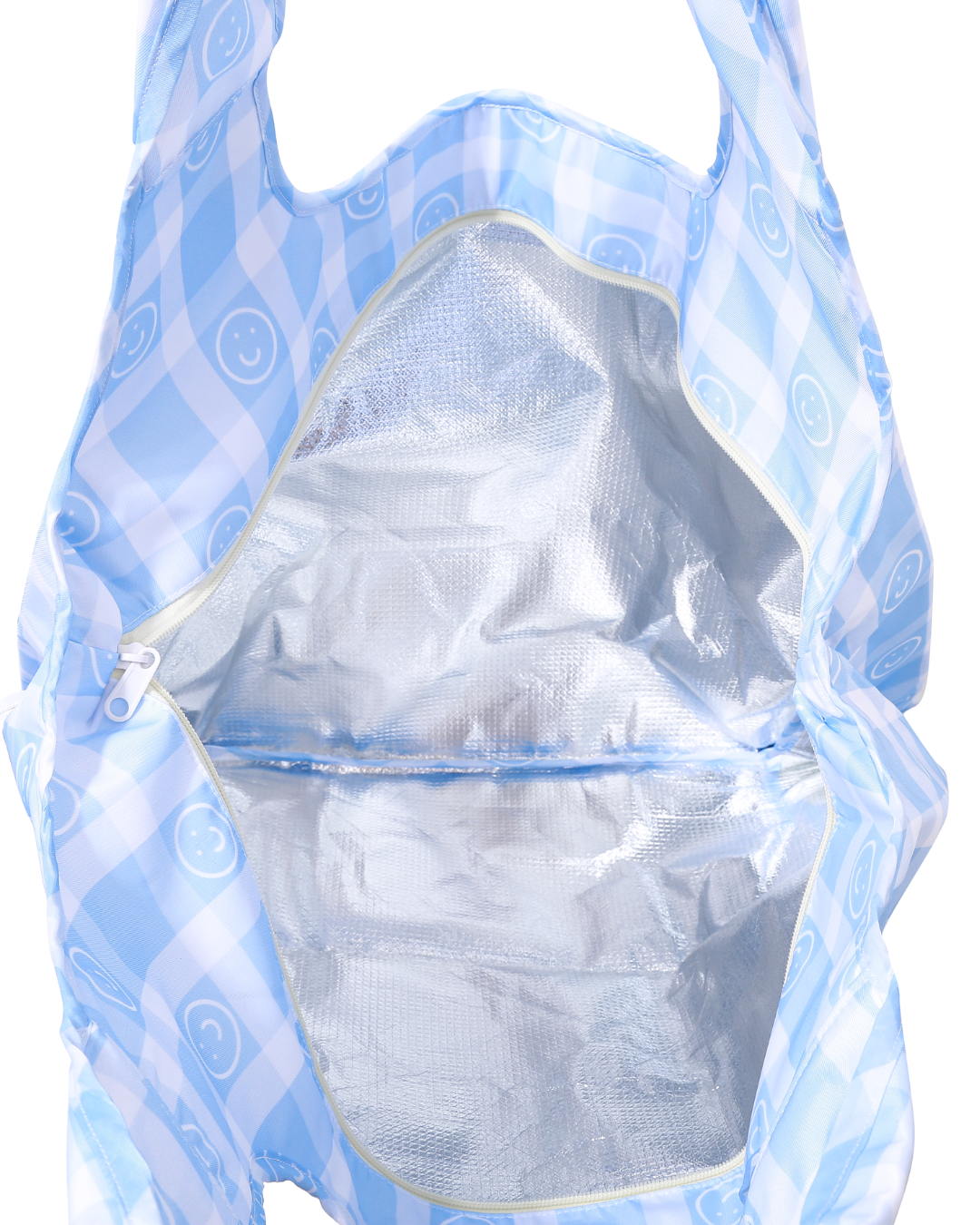 Signature Gingham Smile Foil Reusable Bag
