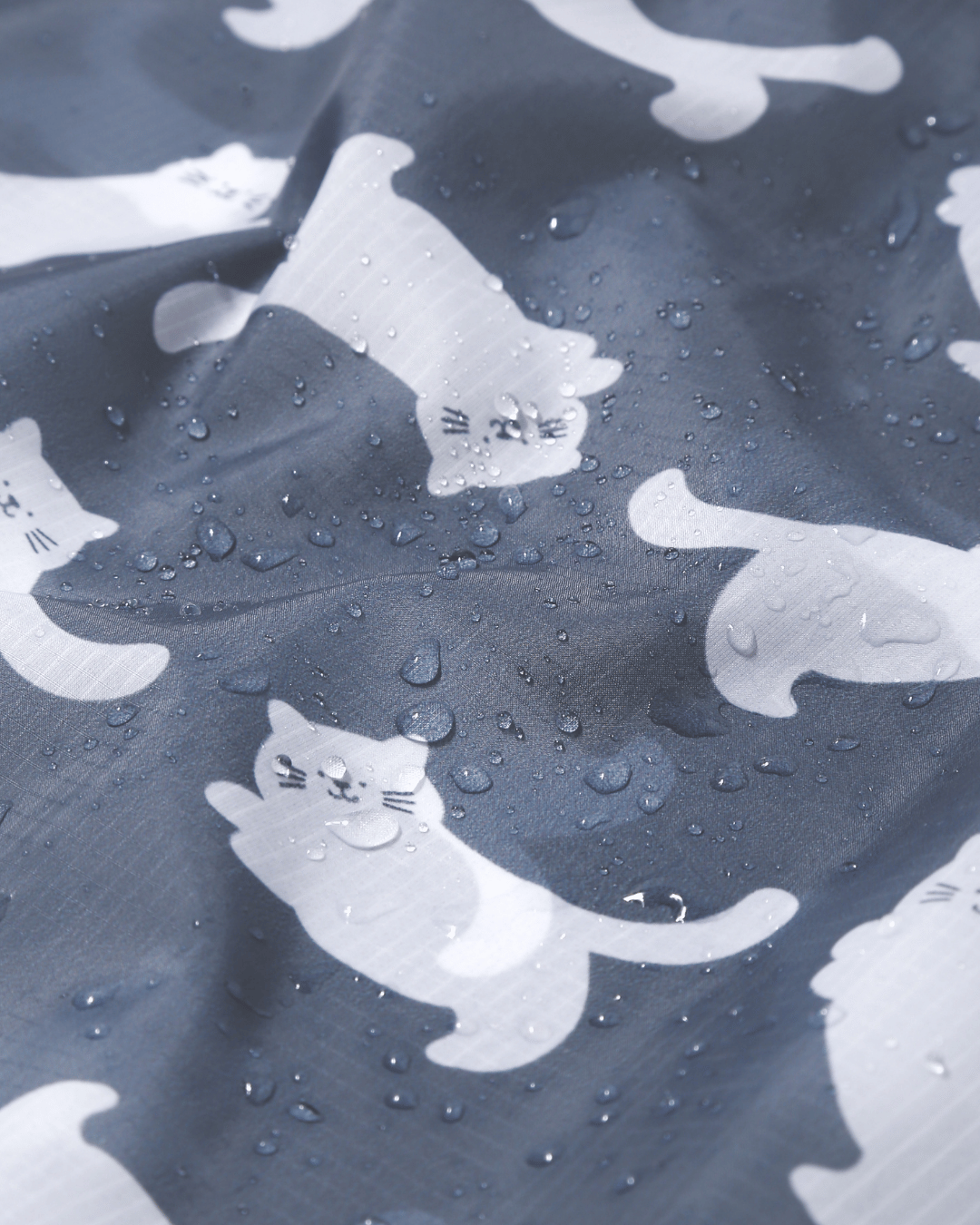 Hang In There Grey Cat Plushie Reusable Bag XL